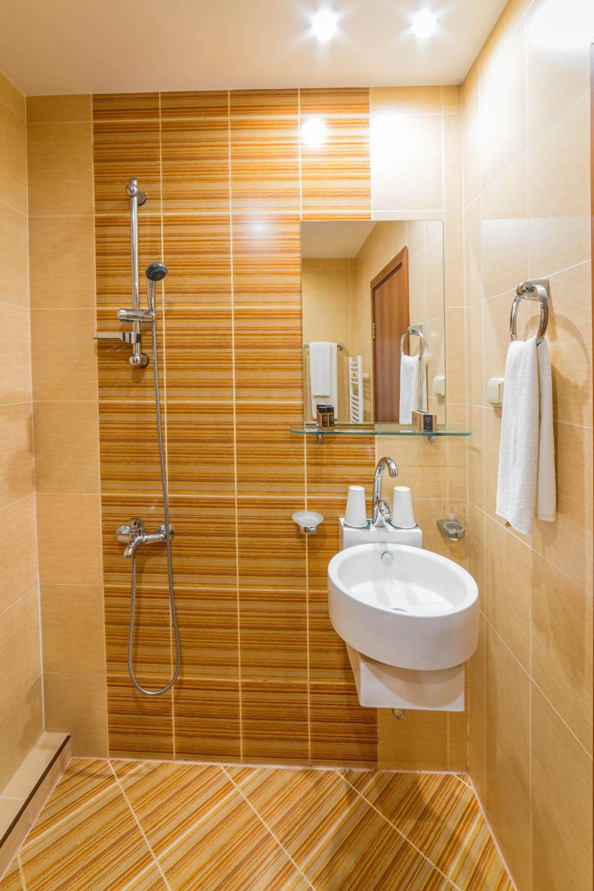 Bathroom in Eleganza Family Hotel - Free Parking