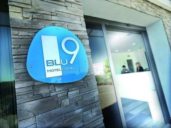 Facade/entrance in Blu9 Hotel