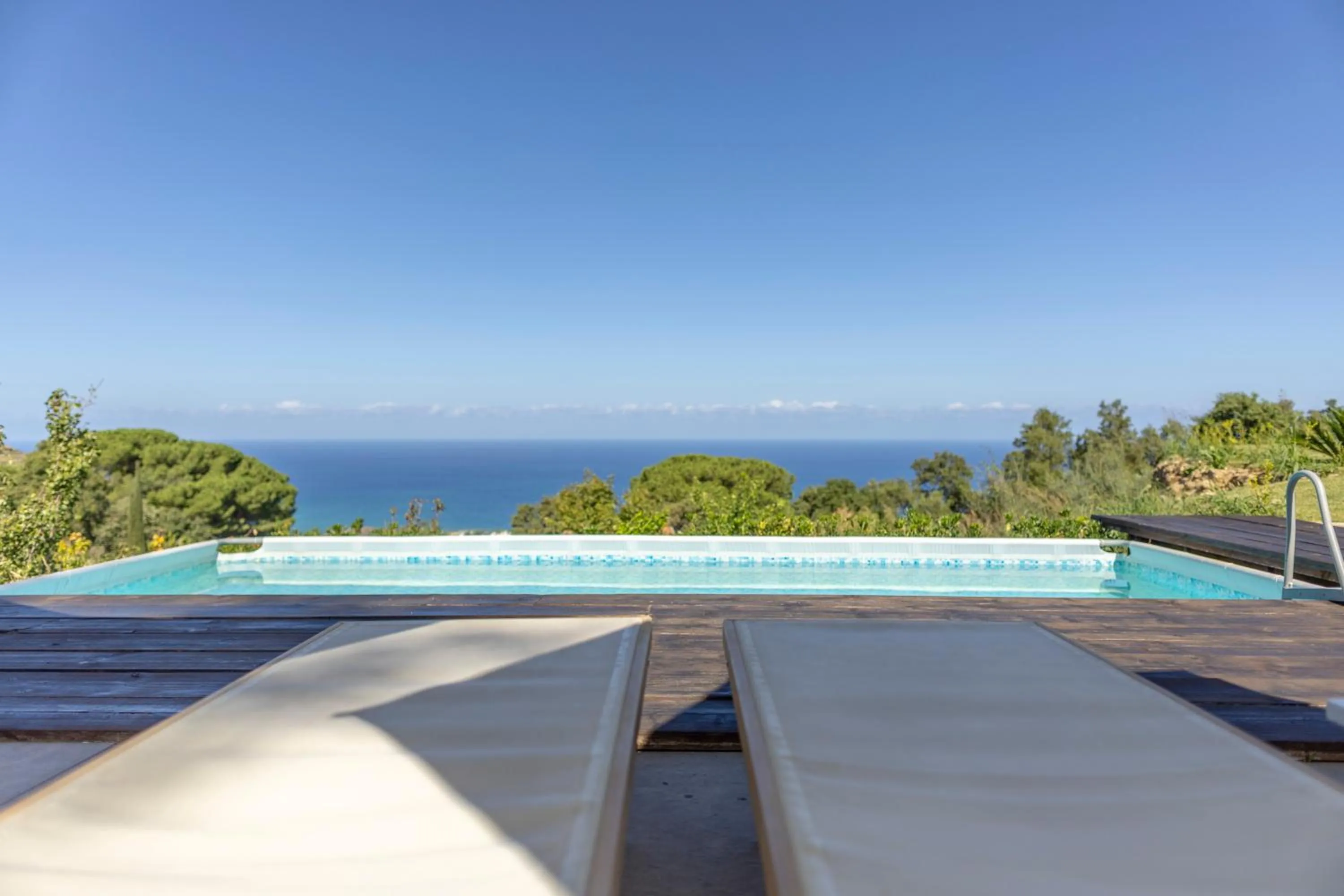 Pool view in B&B Le Ginestre