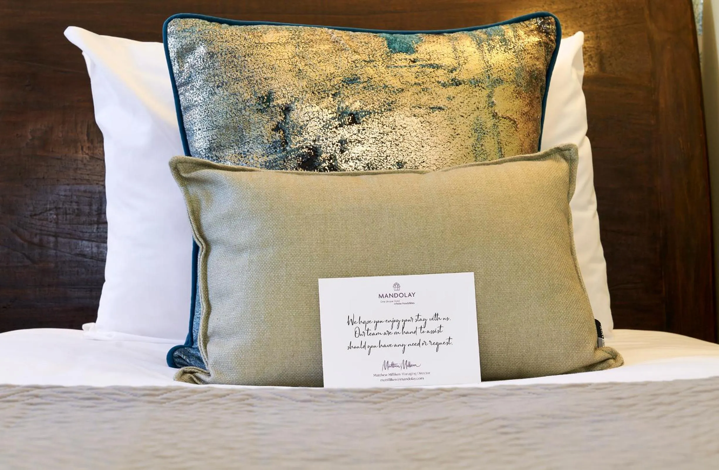 Bed in Mandolay Hotel Guildford