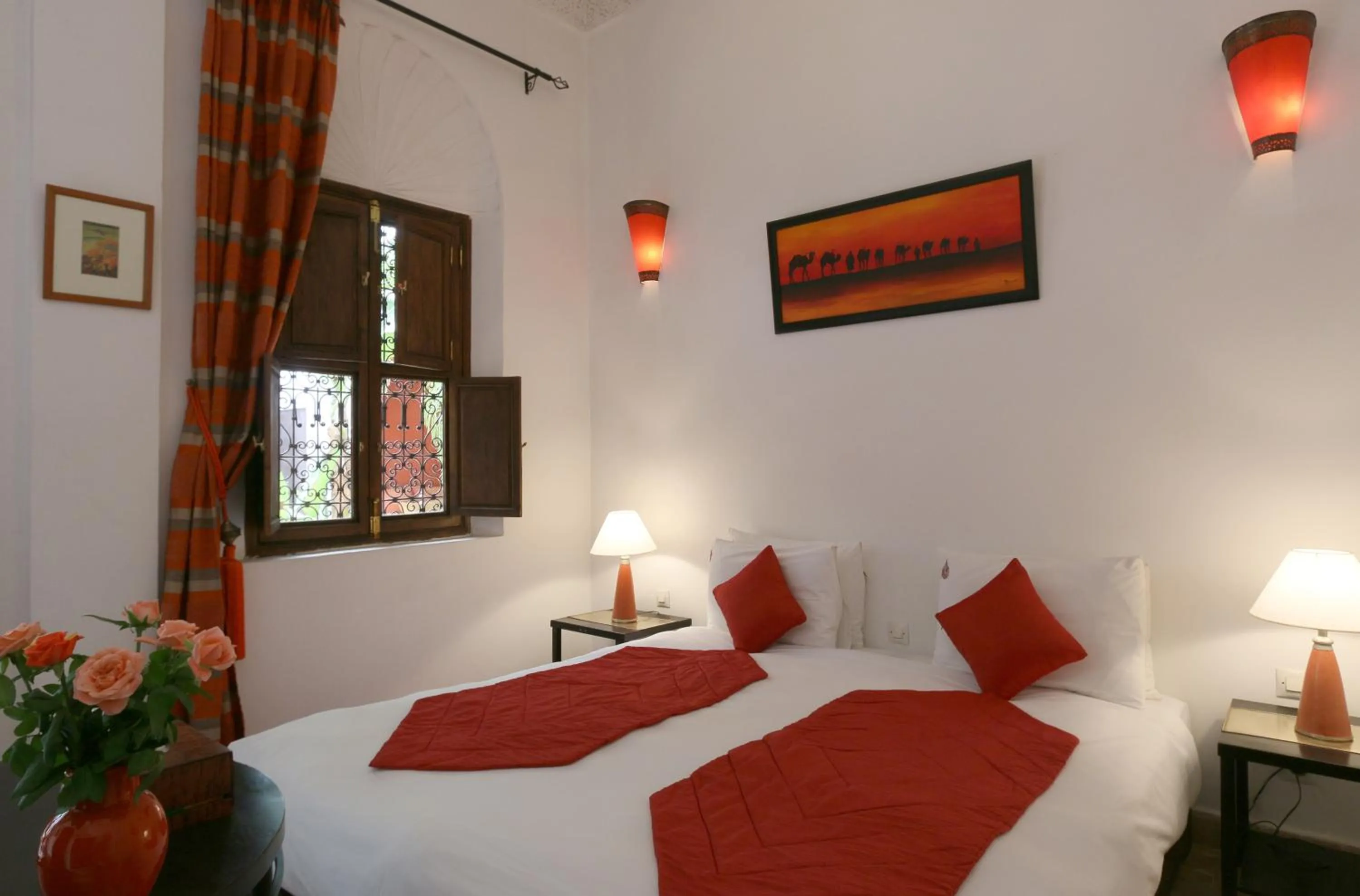 Bed in Riad Pachavana