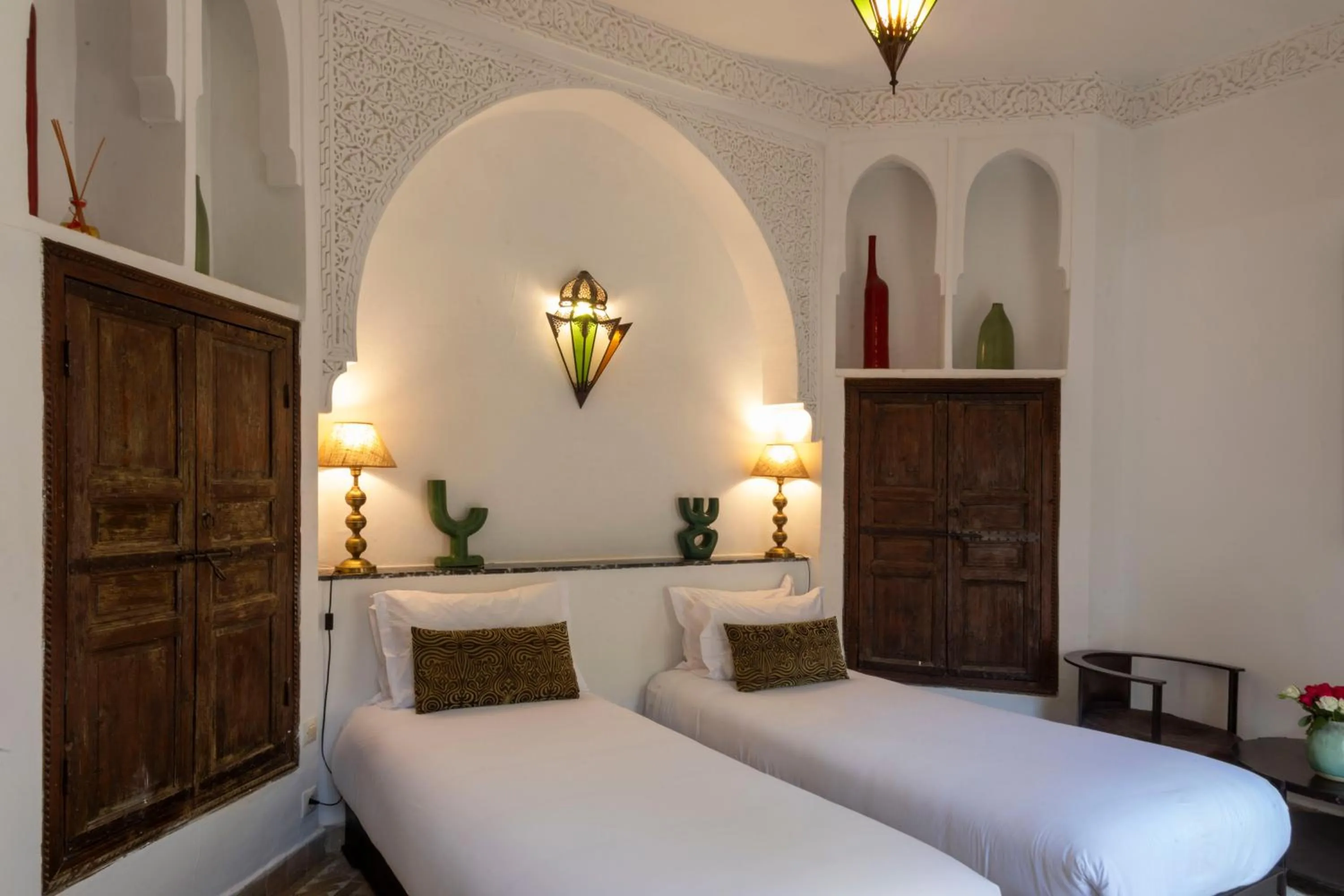 Bed in Riad Pachavana