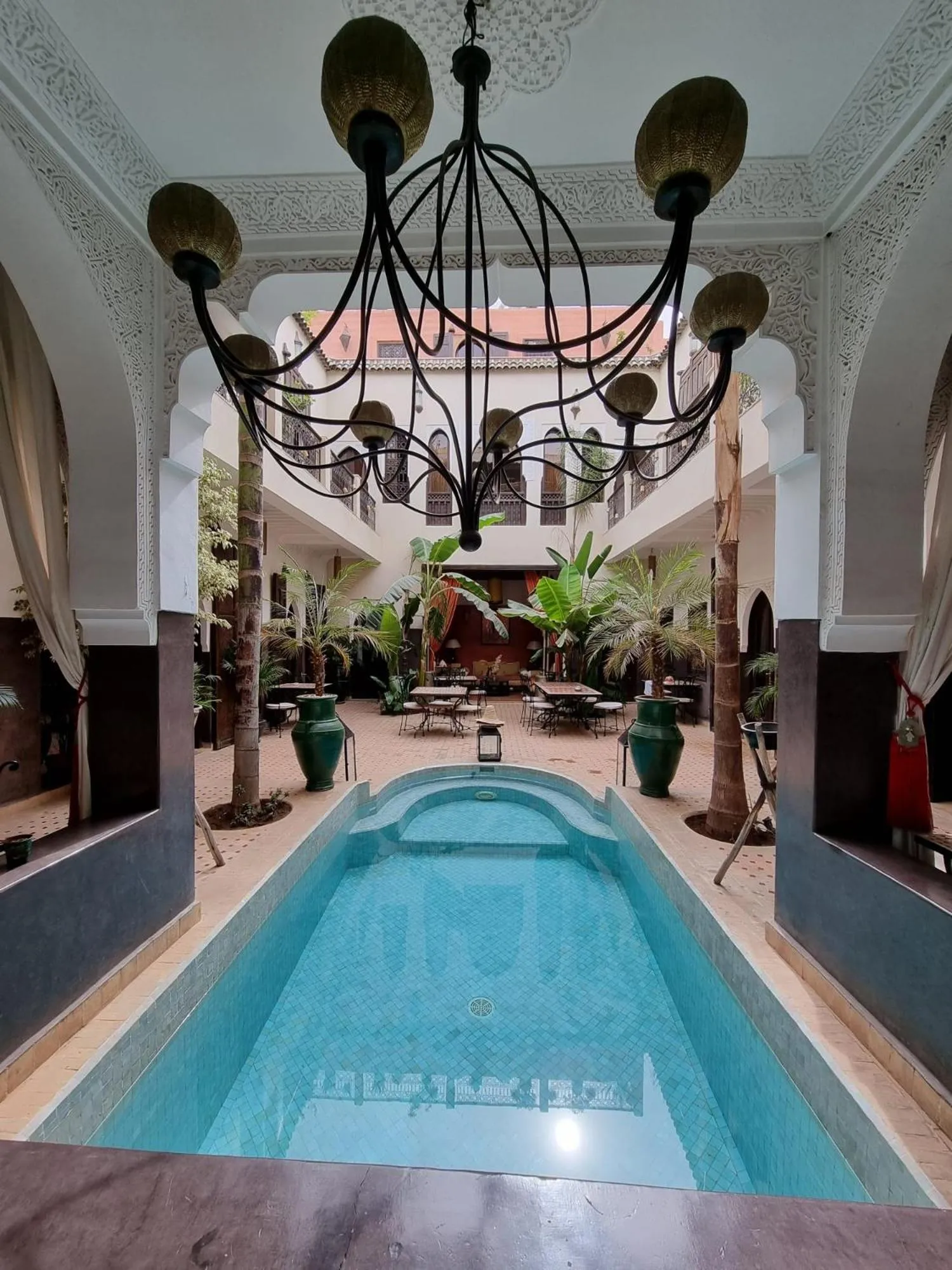 Pool view in Riad Pachavana