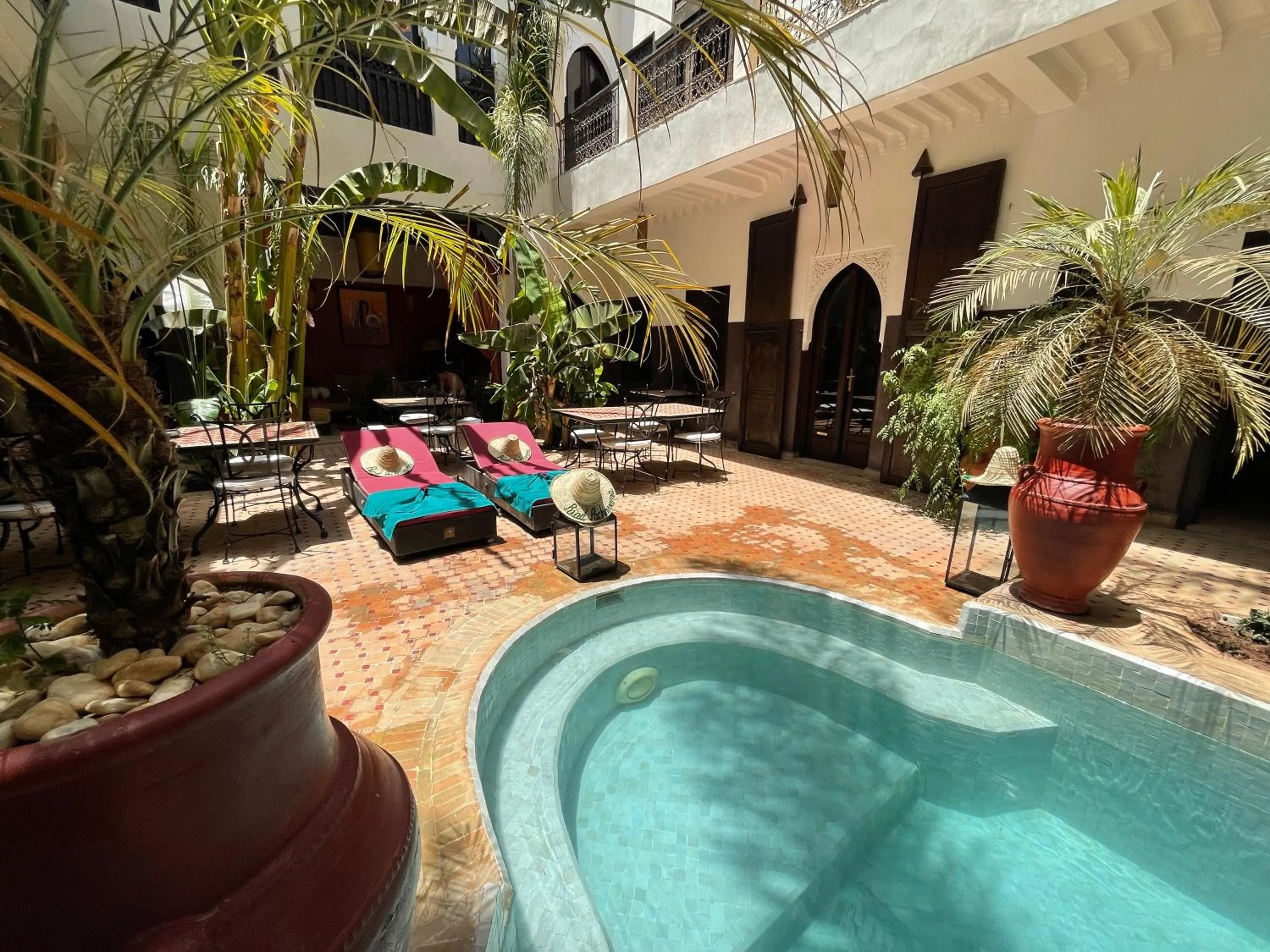Swimming pool in Riad Pachavana