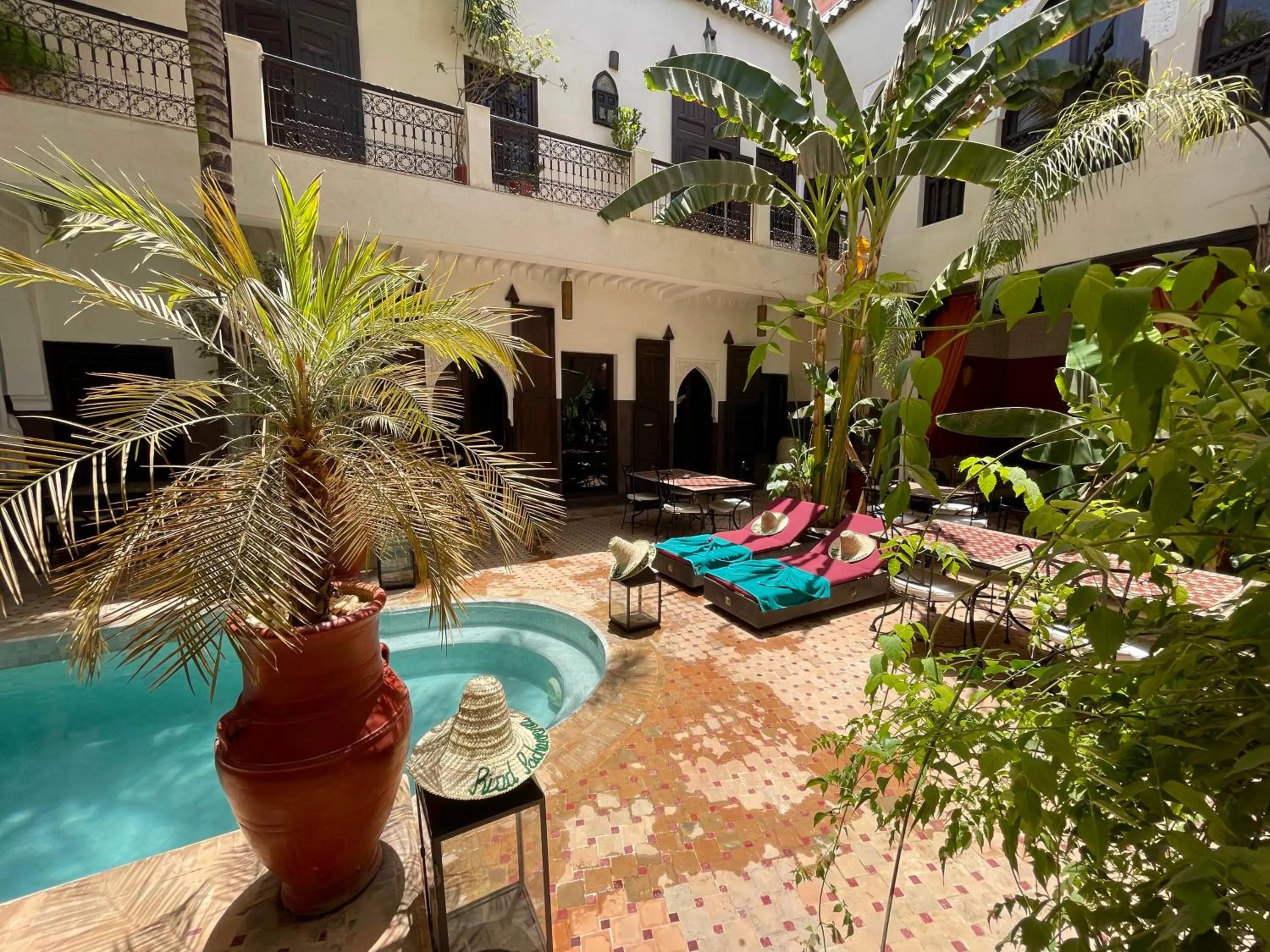Swimming pool in Riad Pachavana