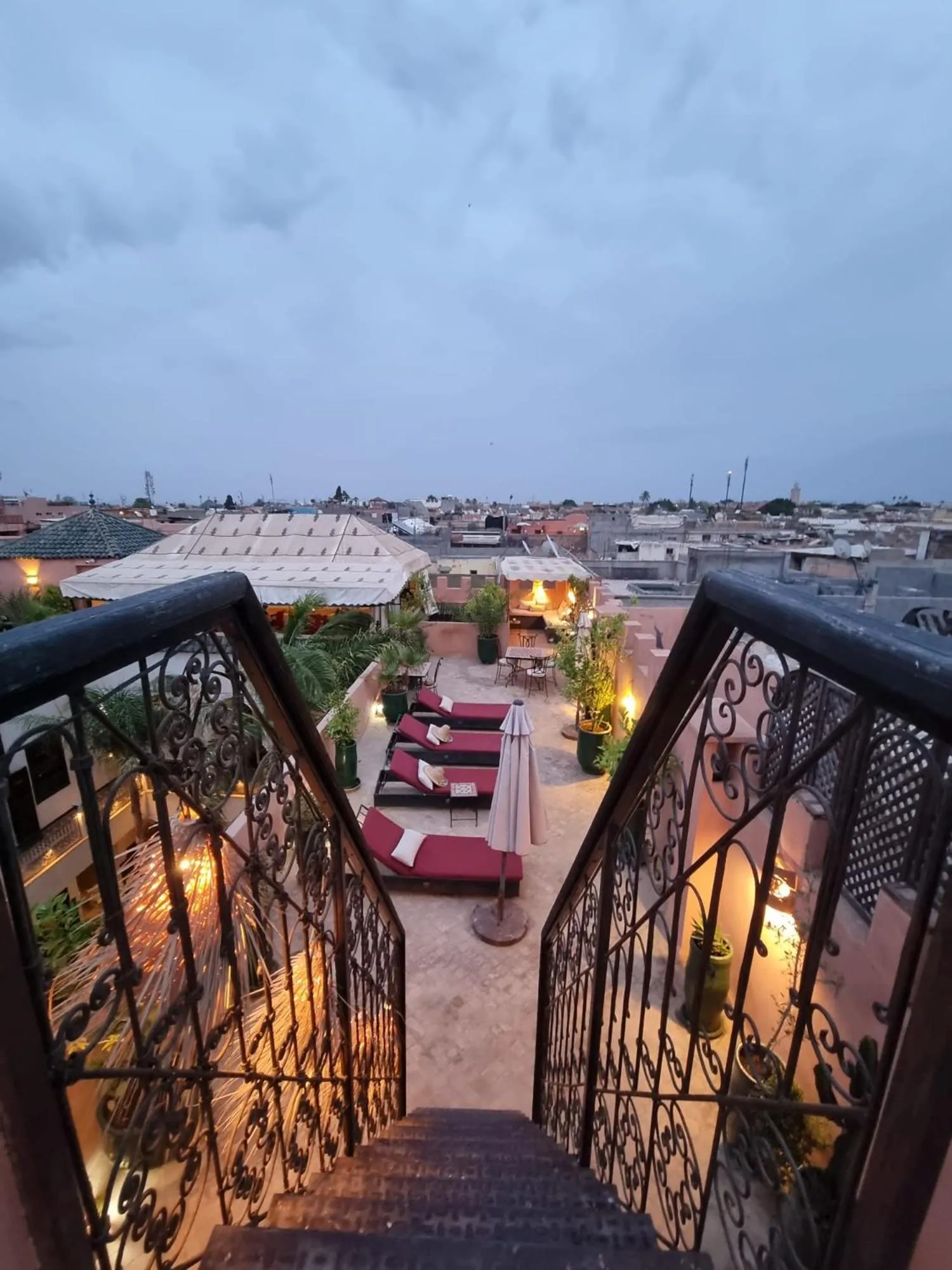 Balcony/Terrace in Riad Pachavana