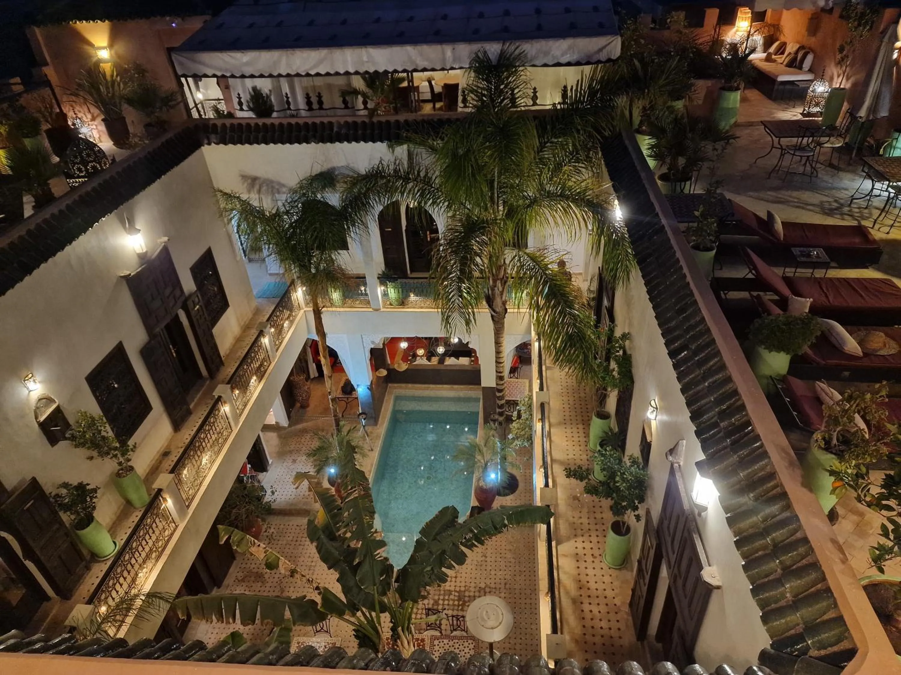 Patio in Riad Pachavana