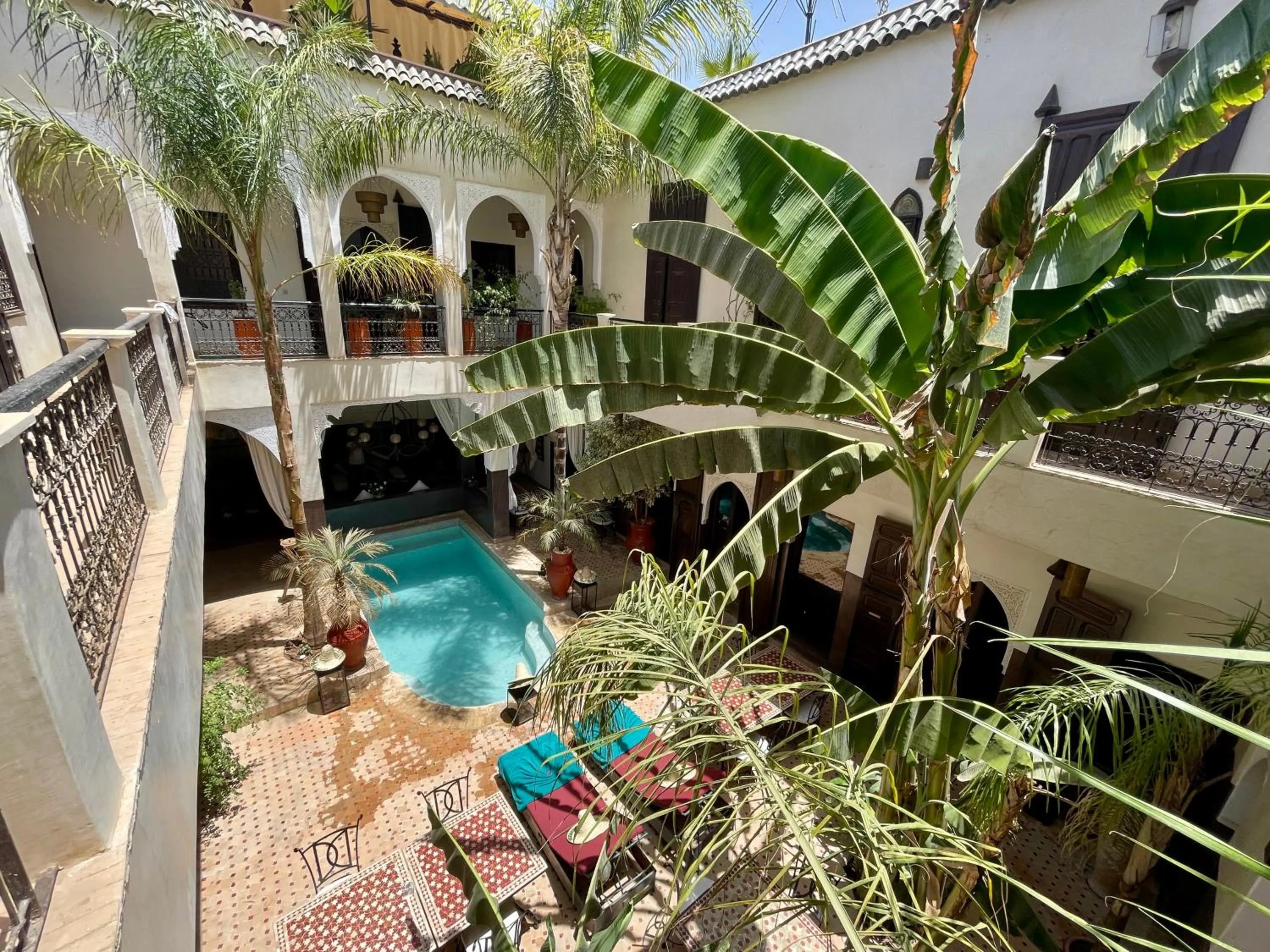 Swimming pool in Riad Pachavana
