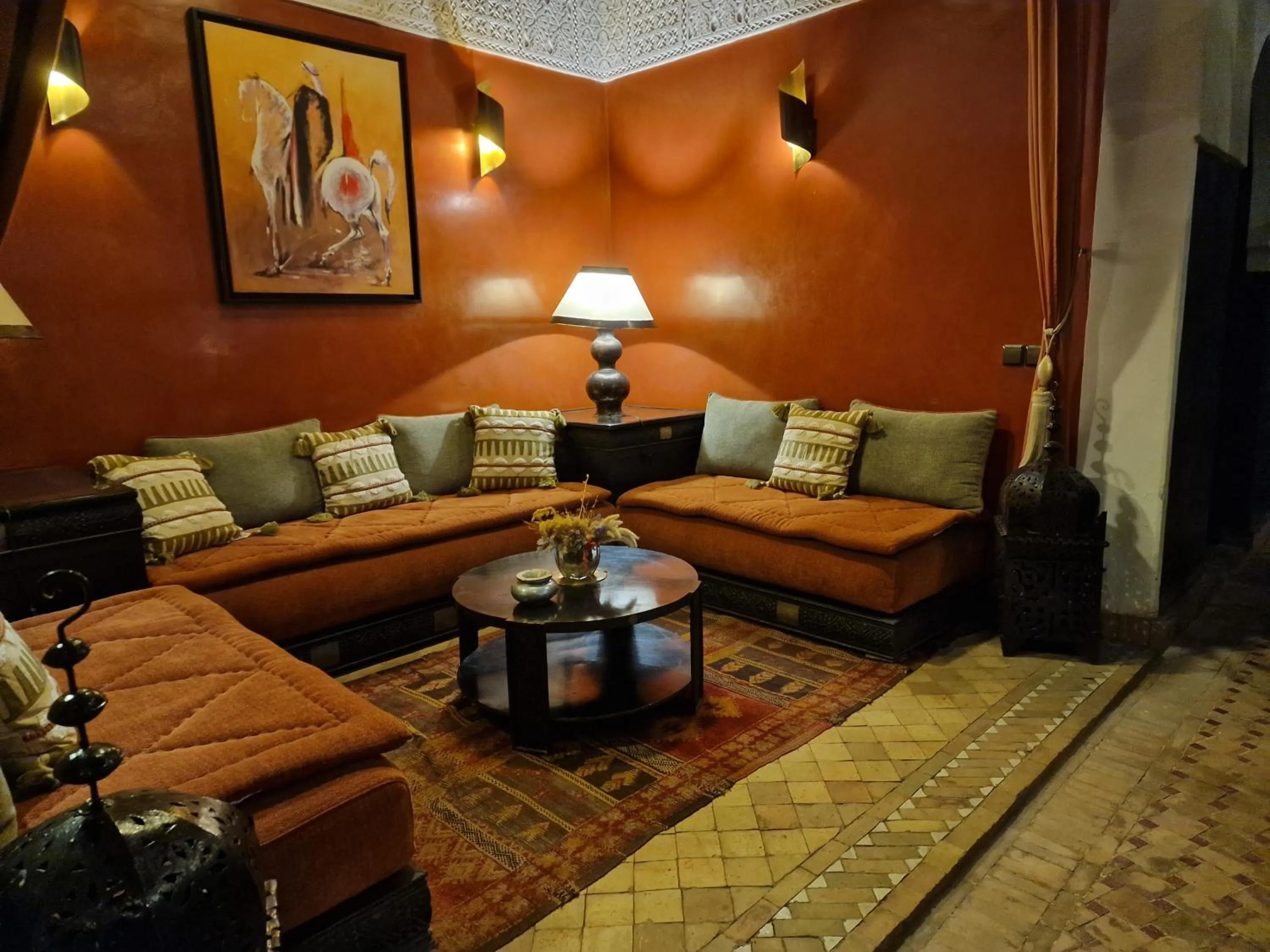 Living room in Riad Pachavana