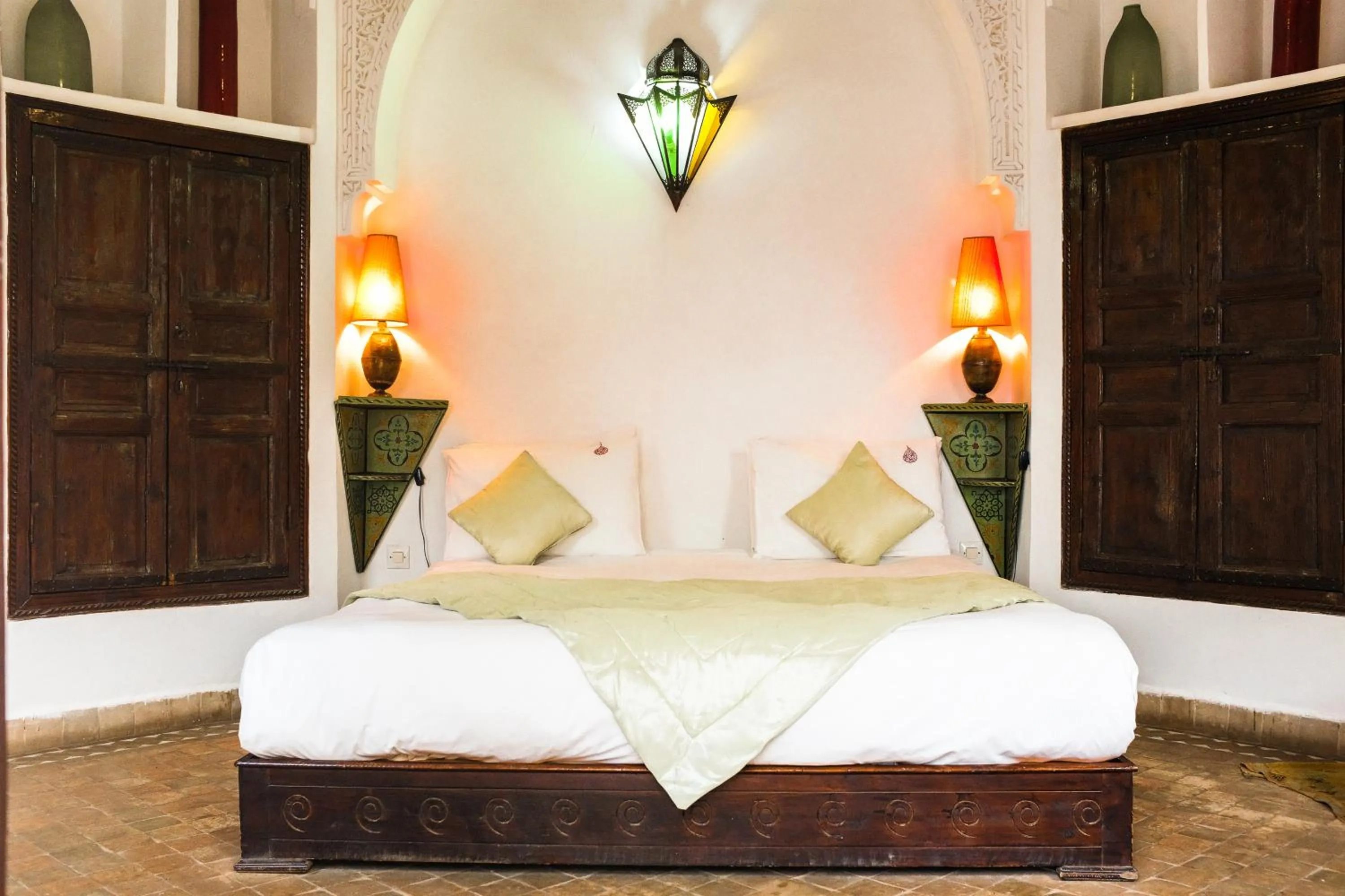 Bed in Riad Pachavana
