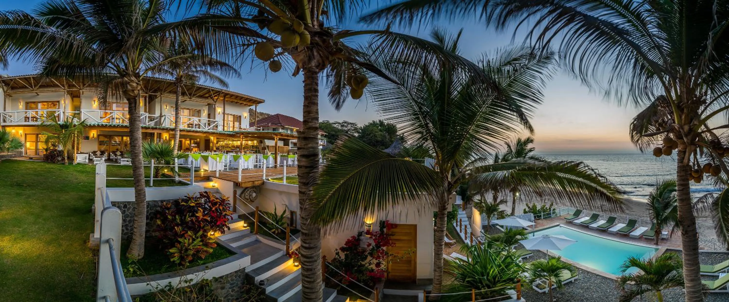 Garden view in Sunset Mancora