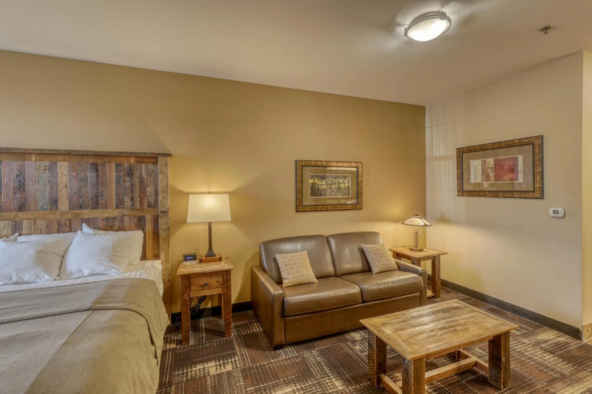 Bed in The Lodge at Deadwood