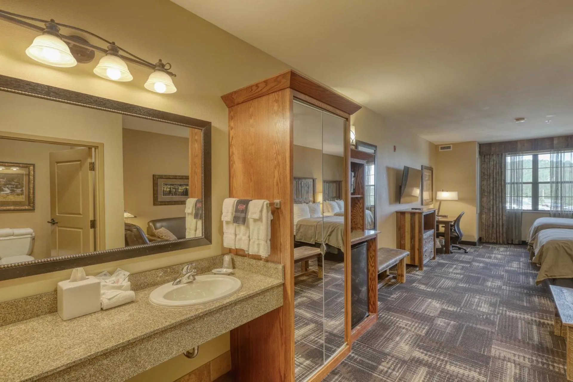 Bedroom in The Lodge at Deadwood