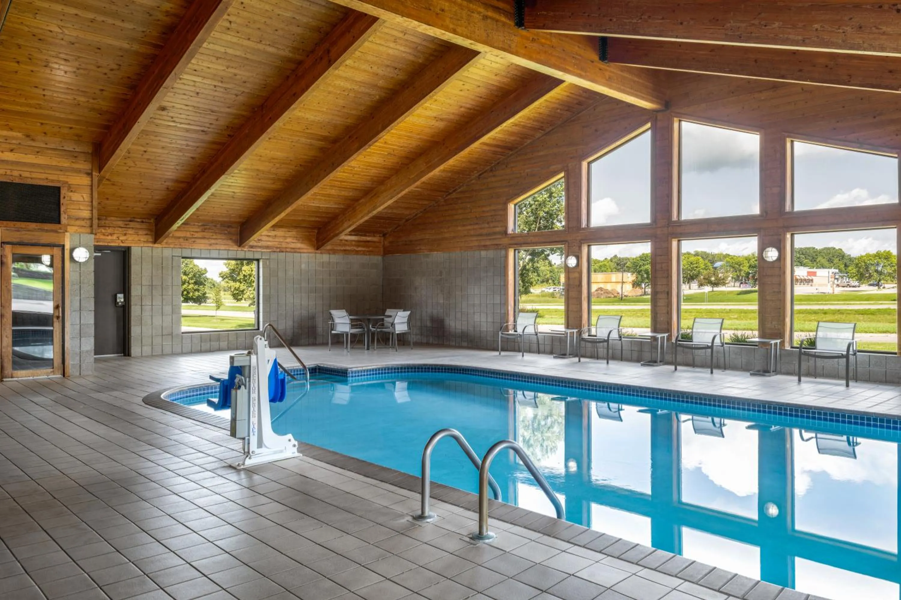 Swimming pool in AmericInn by Wyndham Alexandria