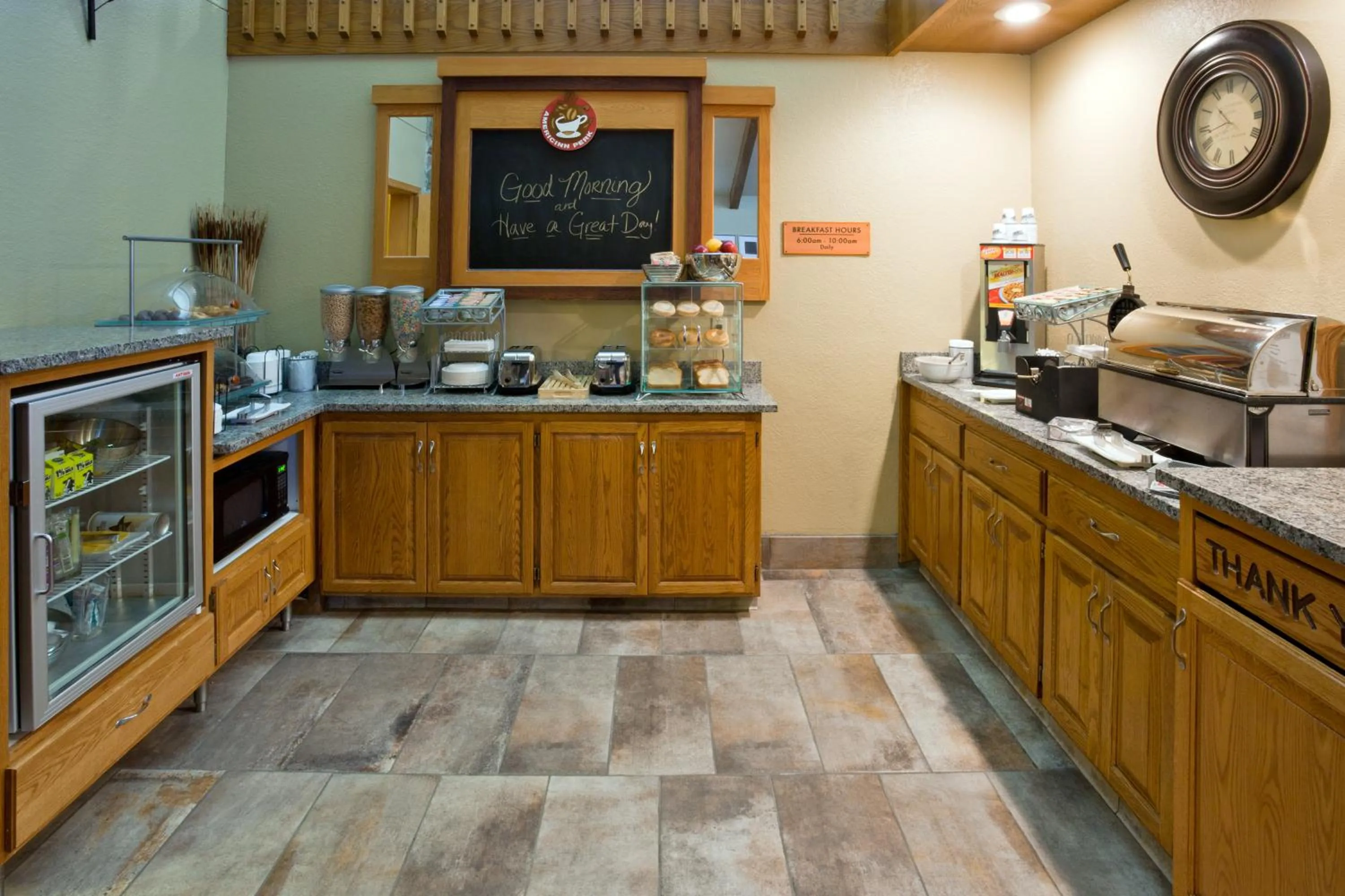 Continental breakfast in AmericInn by Wyndham Alexandria