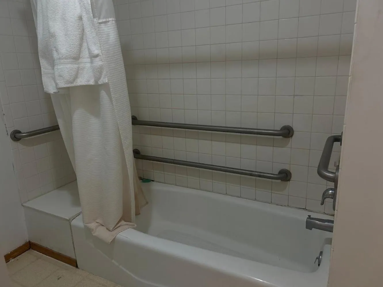 Bathroom in Crete Inn by Capital O Near Lincoln