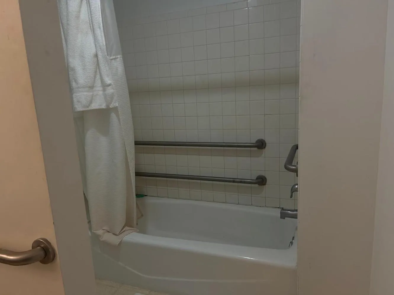 Bathroom in Crete Inn by Capital O Near Lincoln