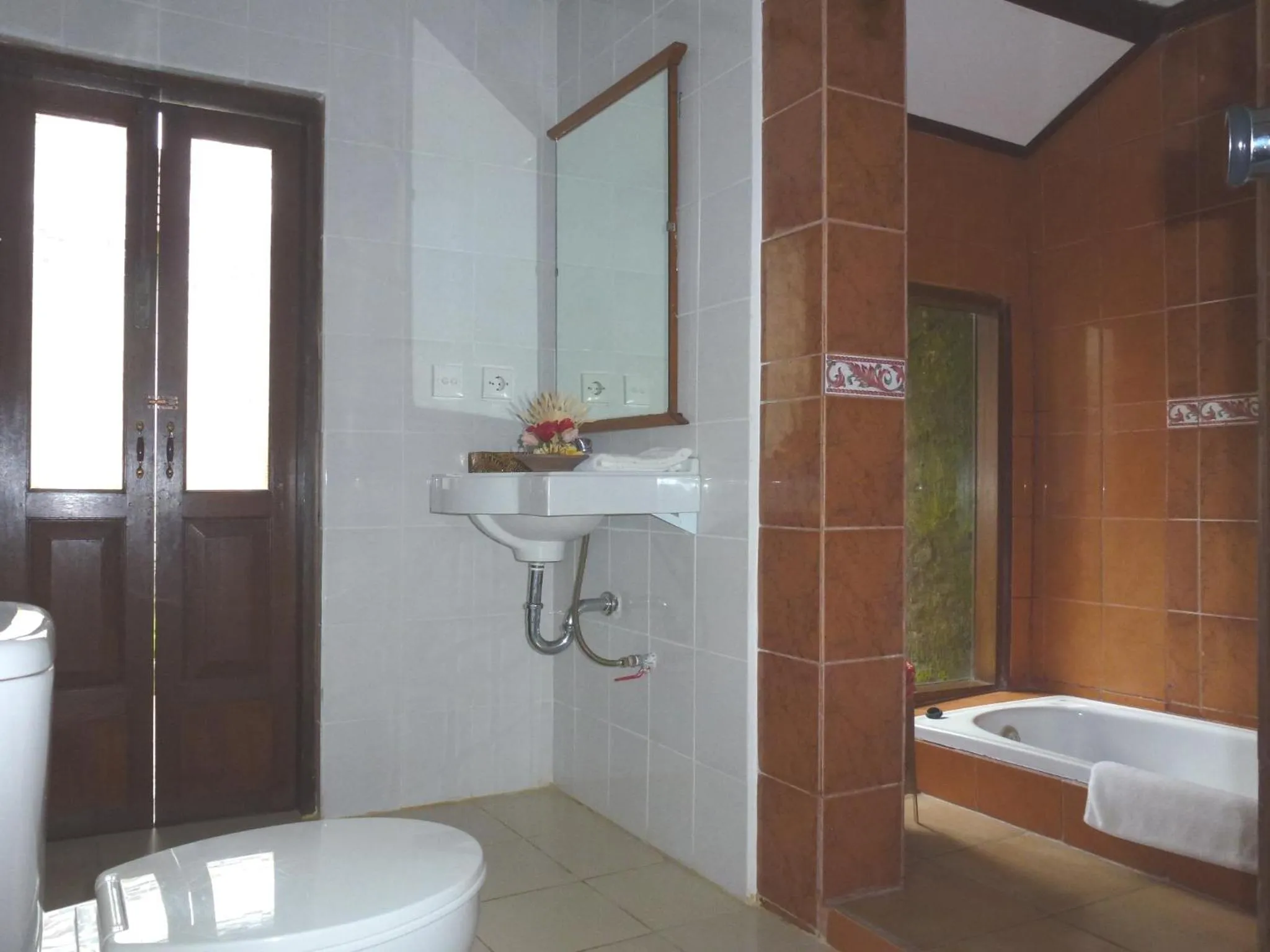 Bathroom in Gazebo Beach Hotel