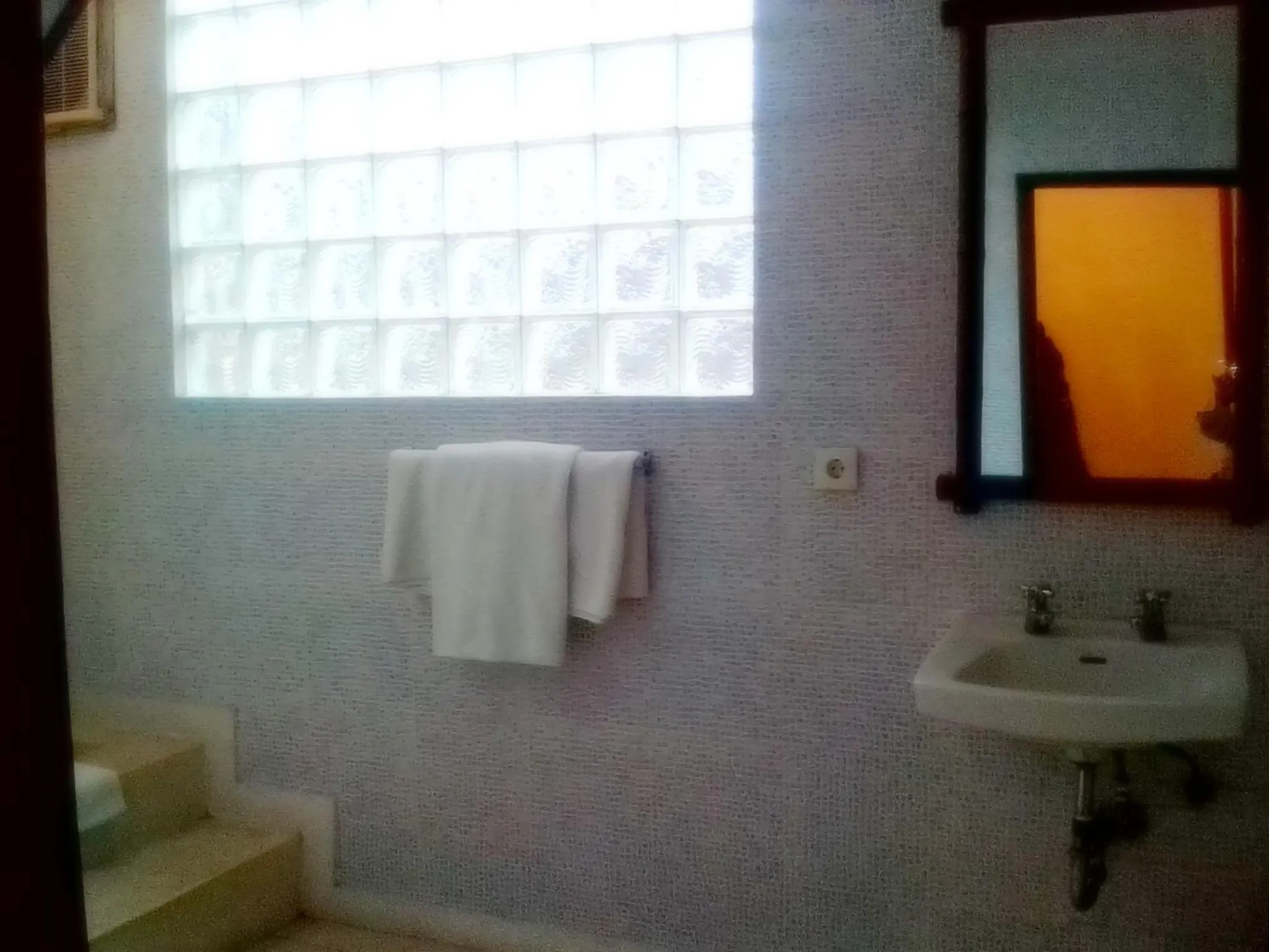 Bathroom in Gazebo Beach Hotel