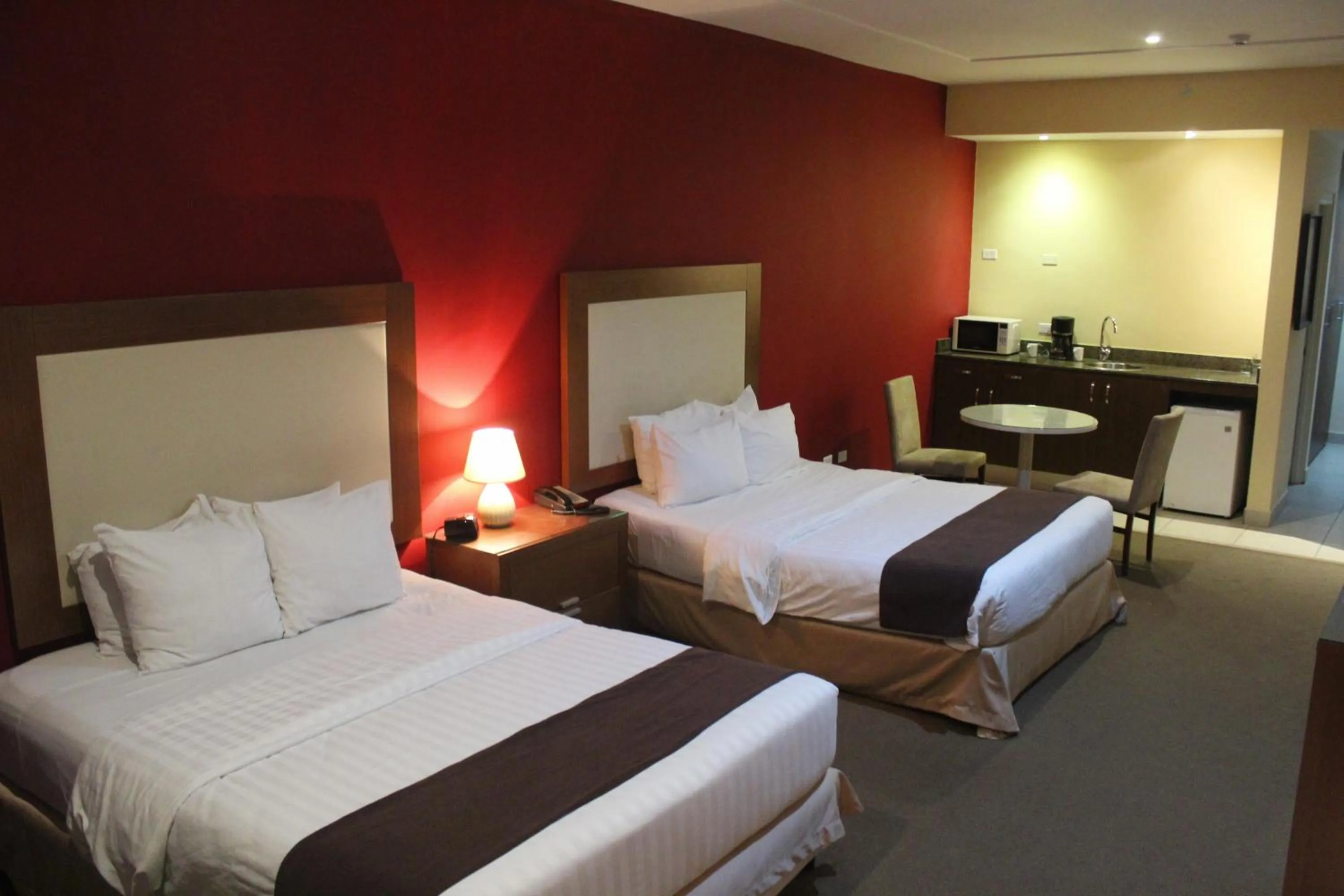 Bed in Central Park Hotel & Casino