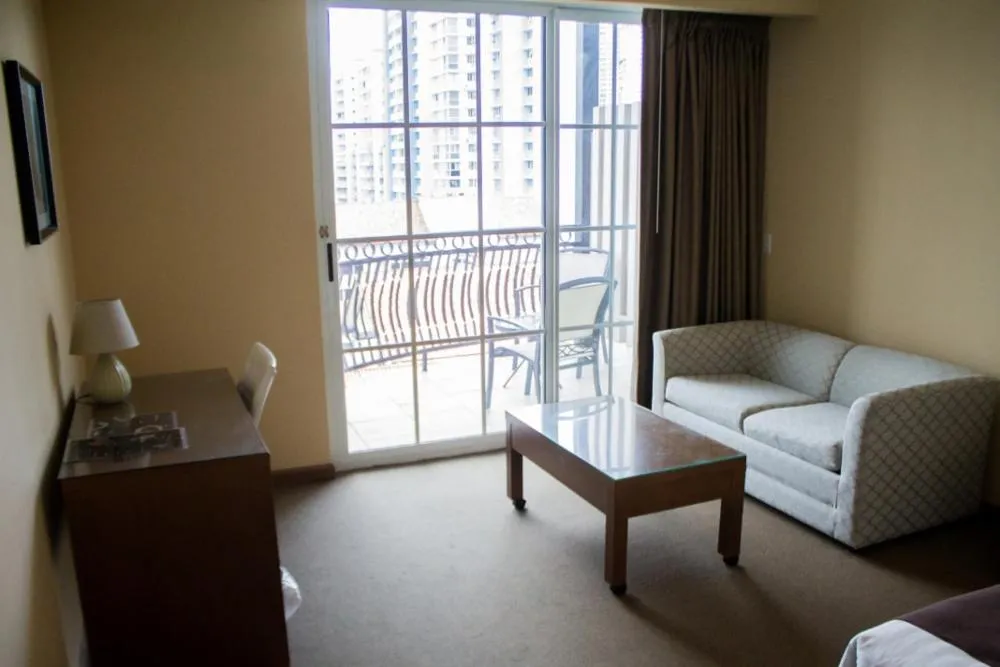 Living room in Central Park Hotel & Casino