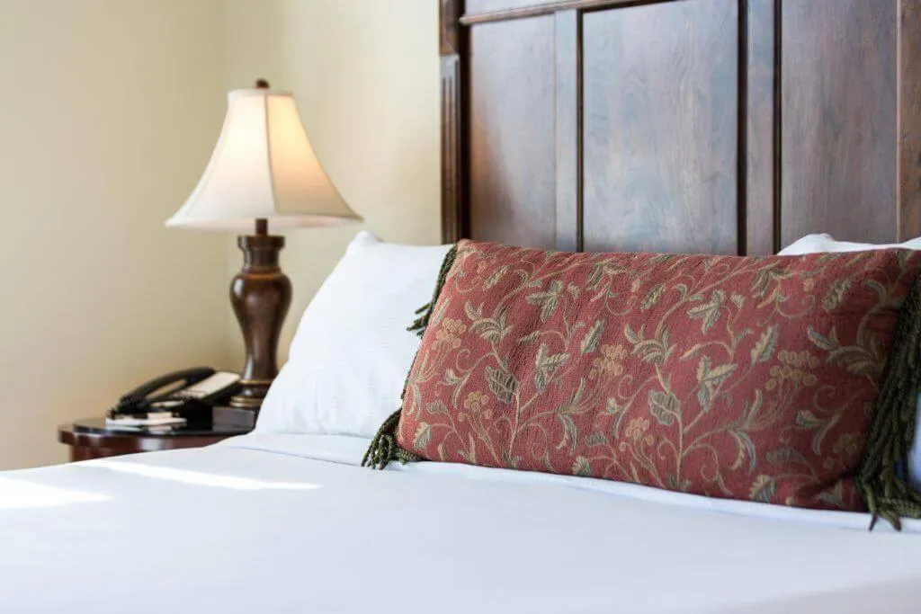 Bed in Hotel Diamond