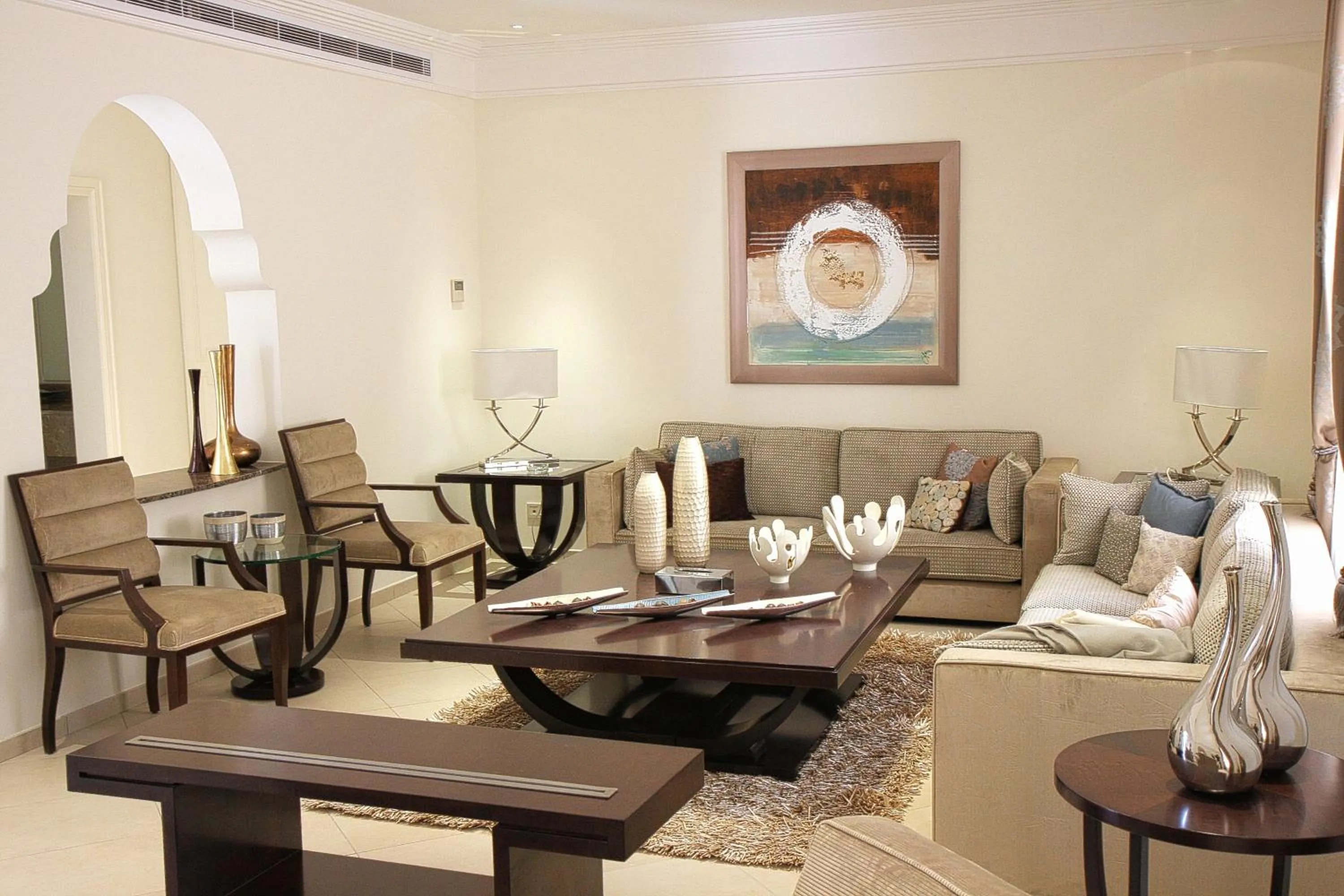 Seating area in Vivienda Hotel Villas