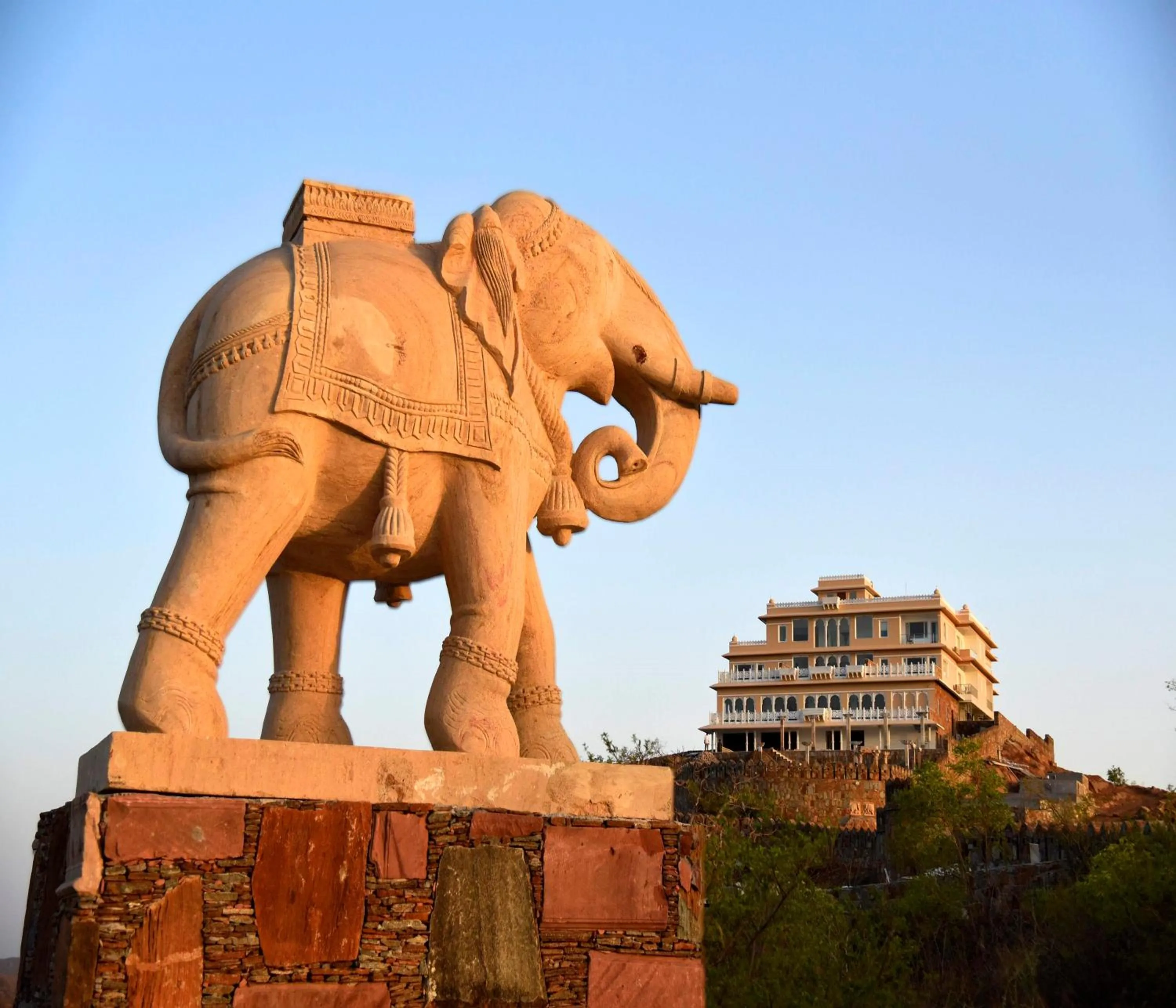 Property building in Fateh Safari Suites by Fateh Collection