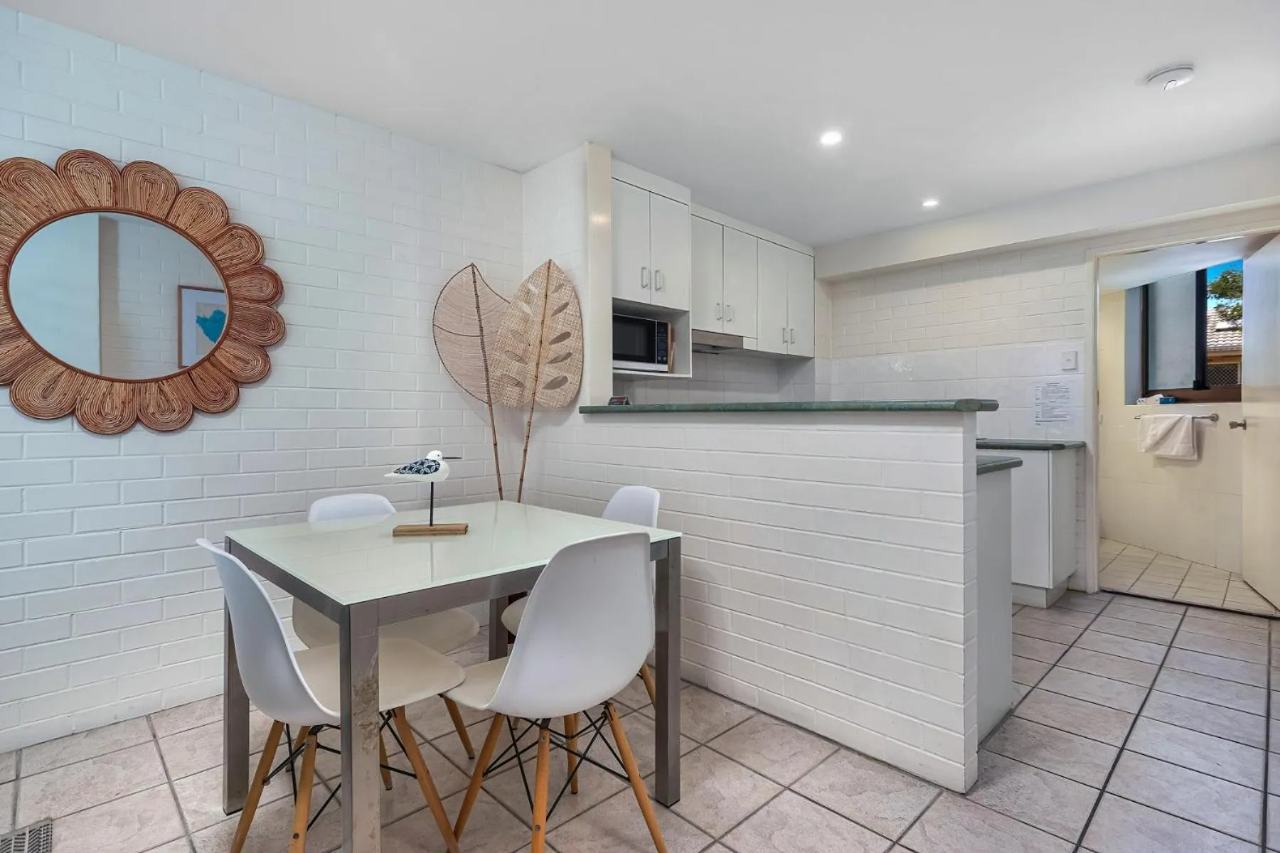 Bayview Beachfront Apartments, in town right on the beach