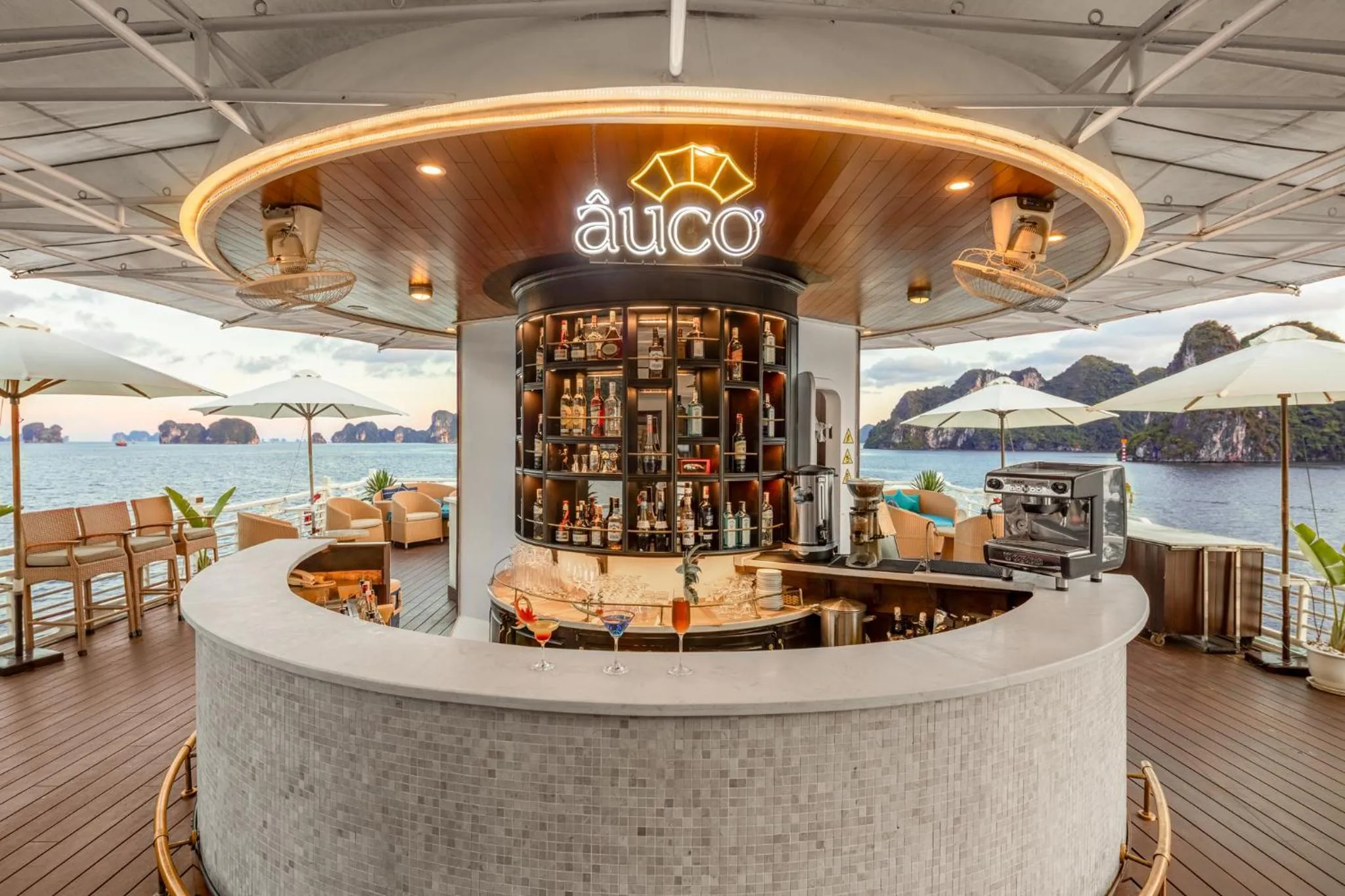 Lounge or bar in The Au Co Cruise - Managed by Bhaya Cruises