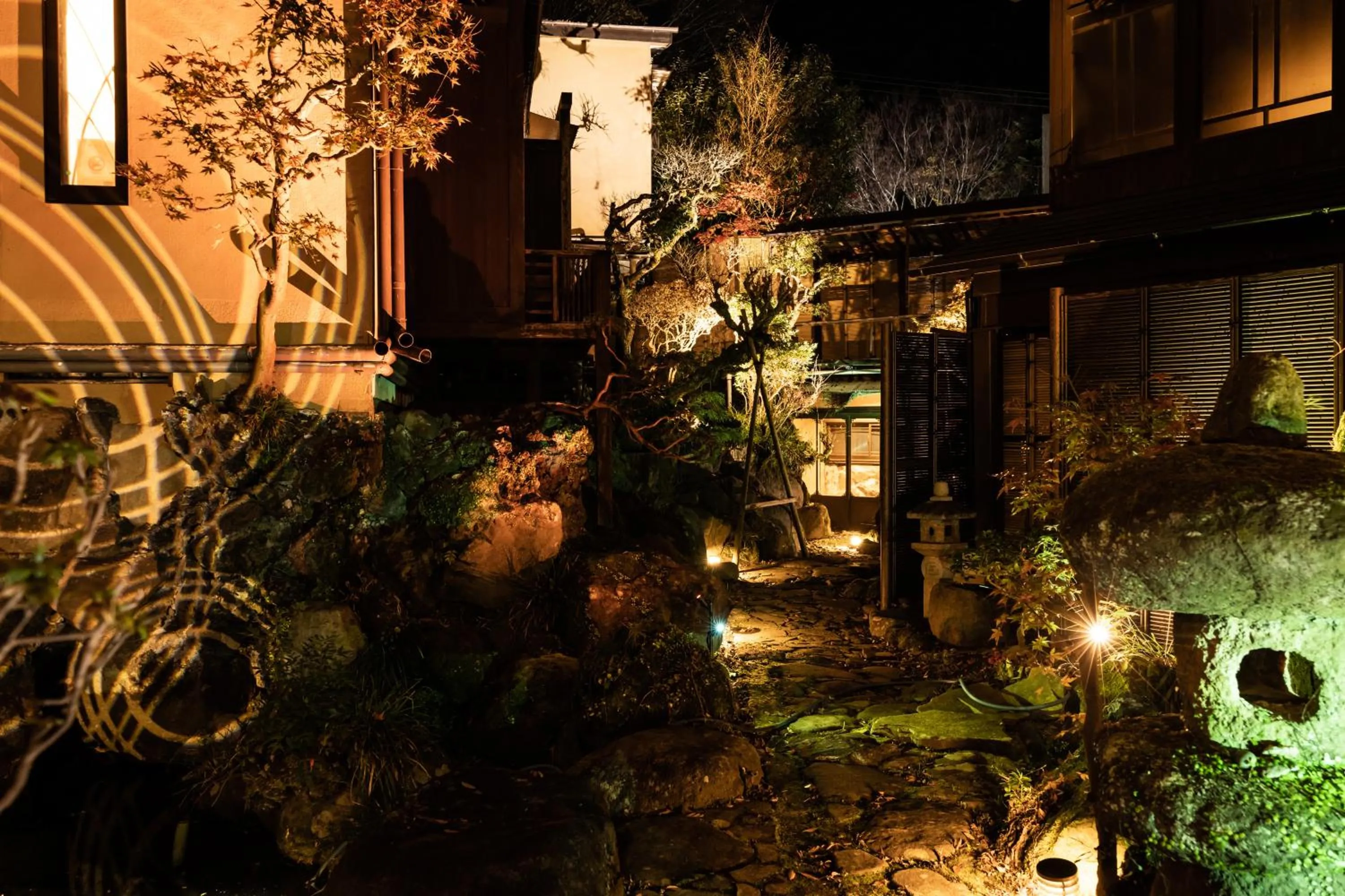 Night in Hakone Onsen Ryokan Yaeikan