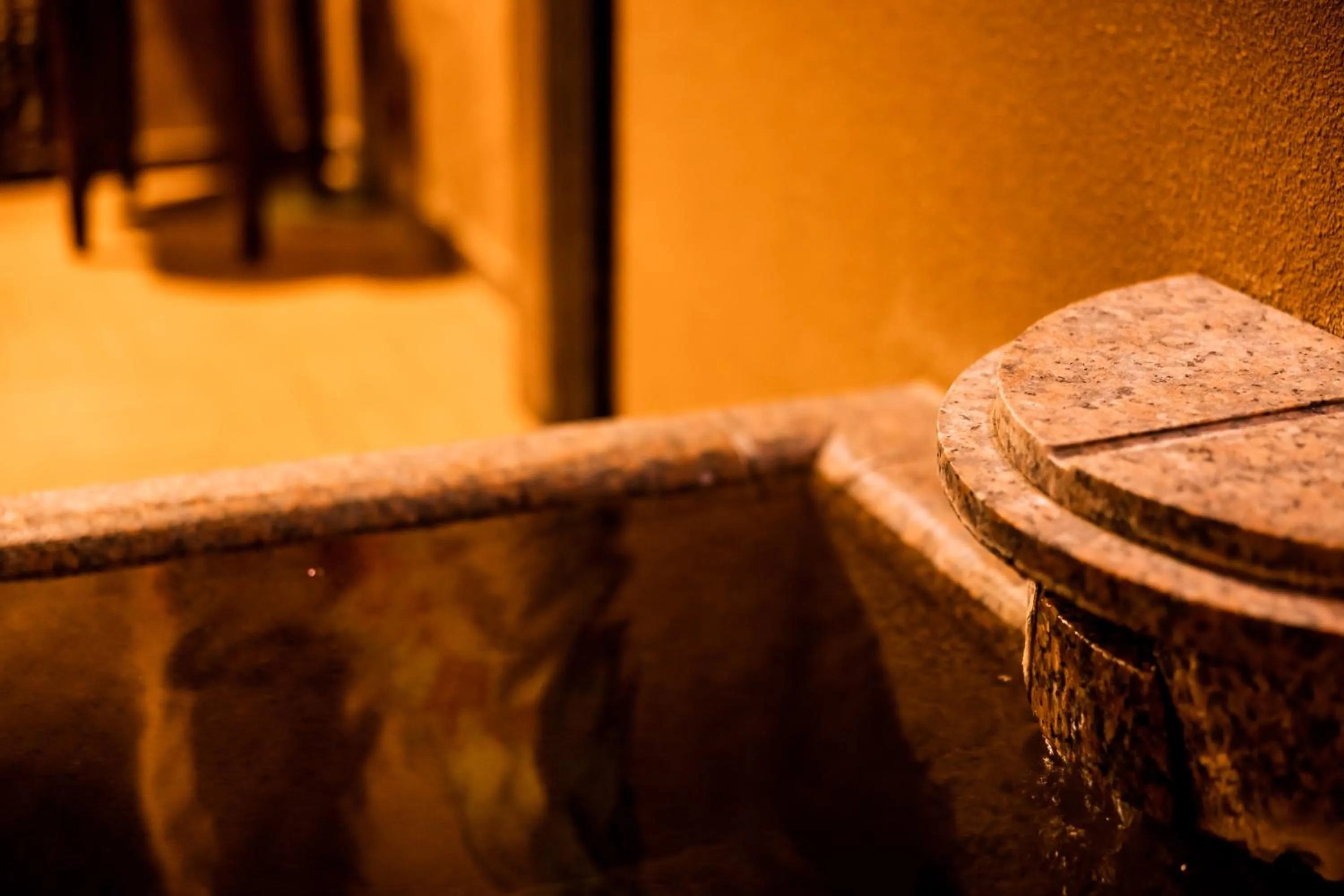 Open Air Bath in Hakone Onsen Ryokan Yaeikan