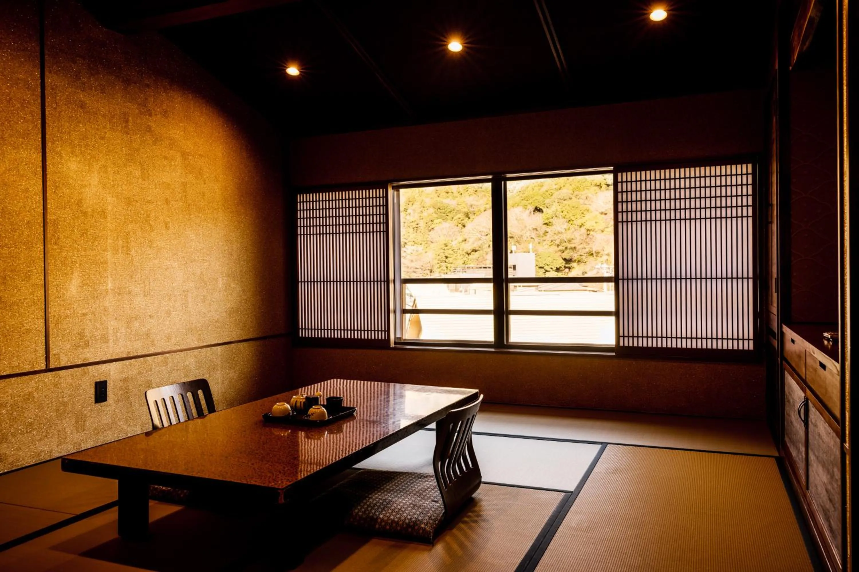 Dining area in Hakone Onsen Ryokan Yaeikan