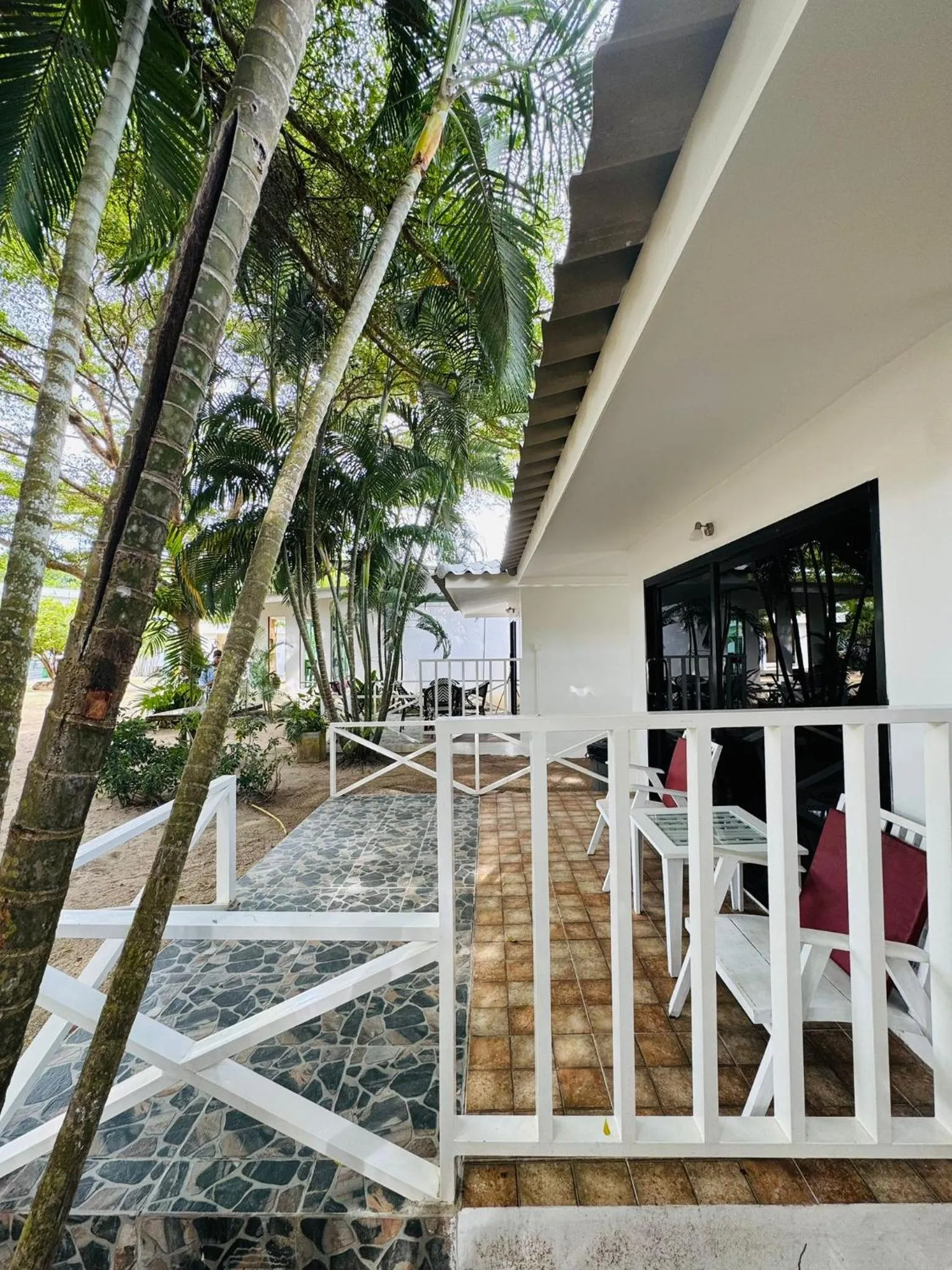 Patio in Sabaii Bay Resort