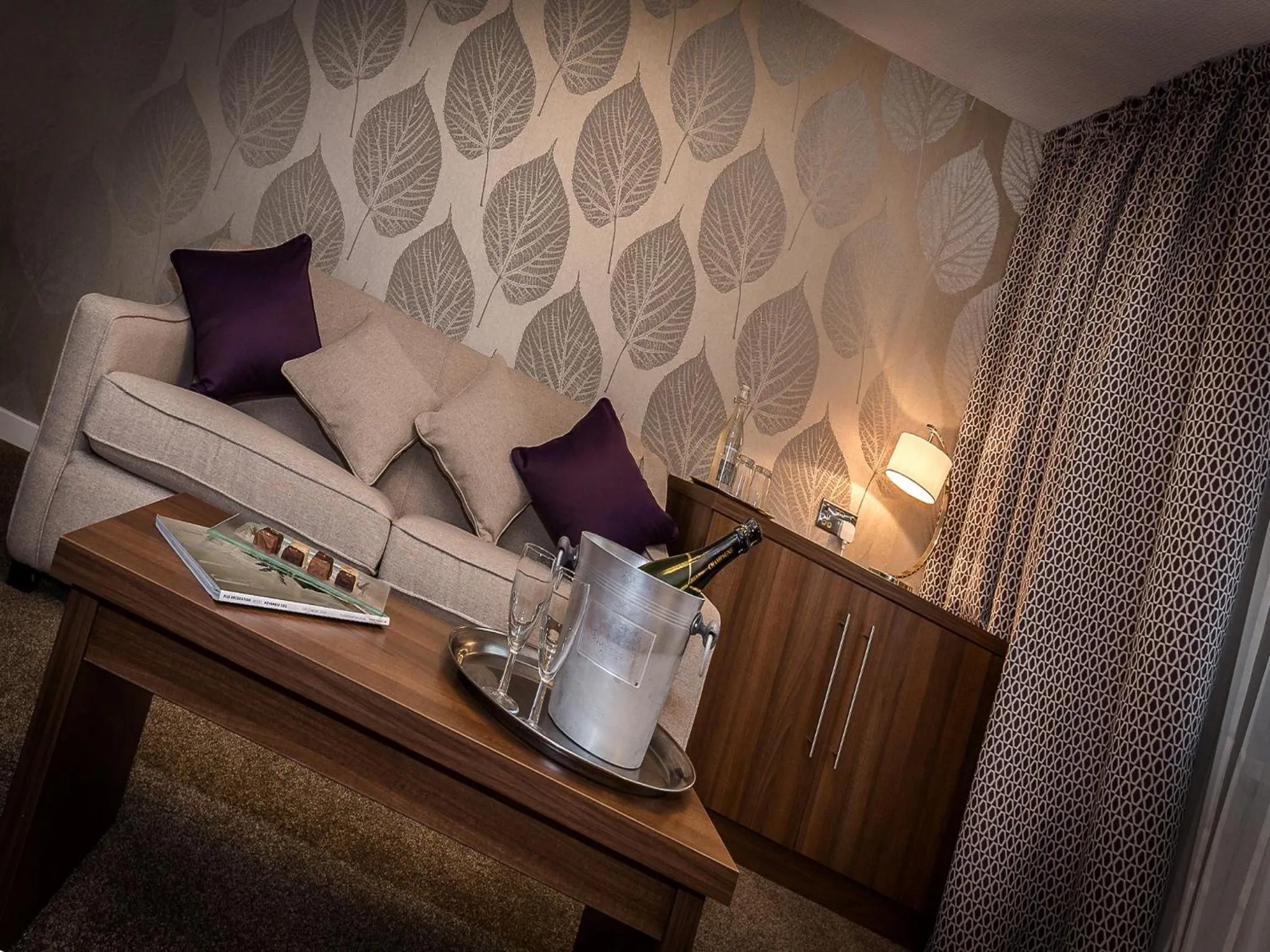 Decorative detail, Bed in The Melbreak Hotel