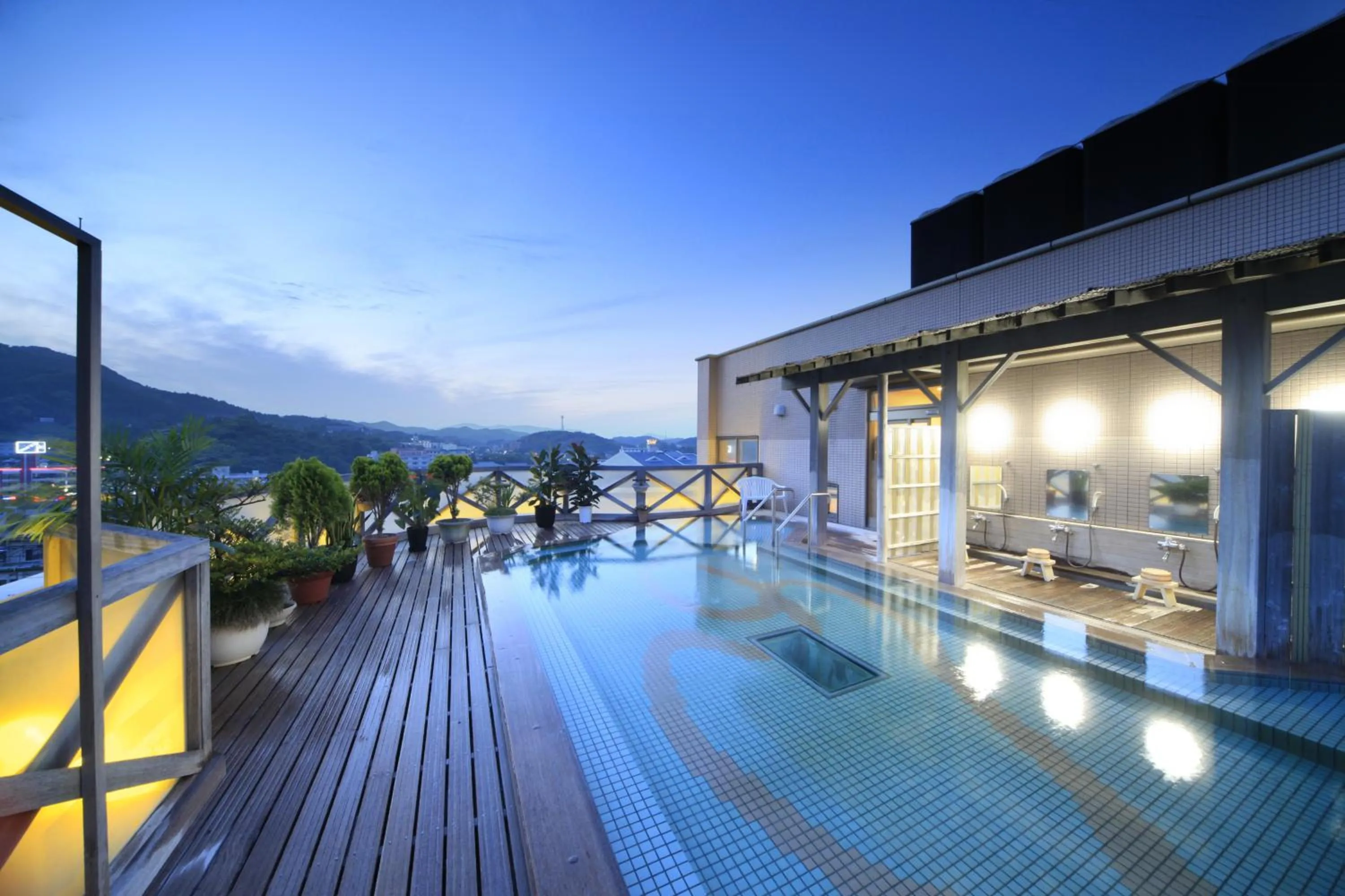 Hot Spring Bath in Hotel Kasuien