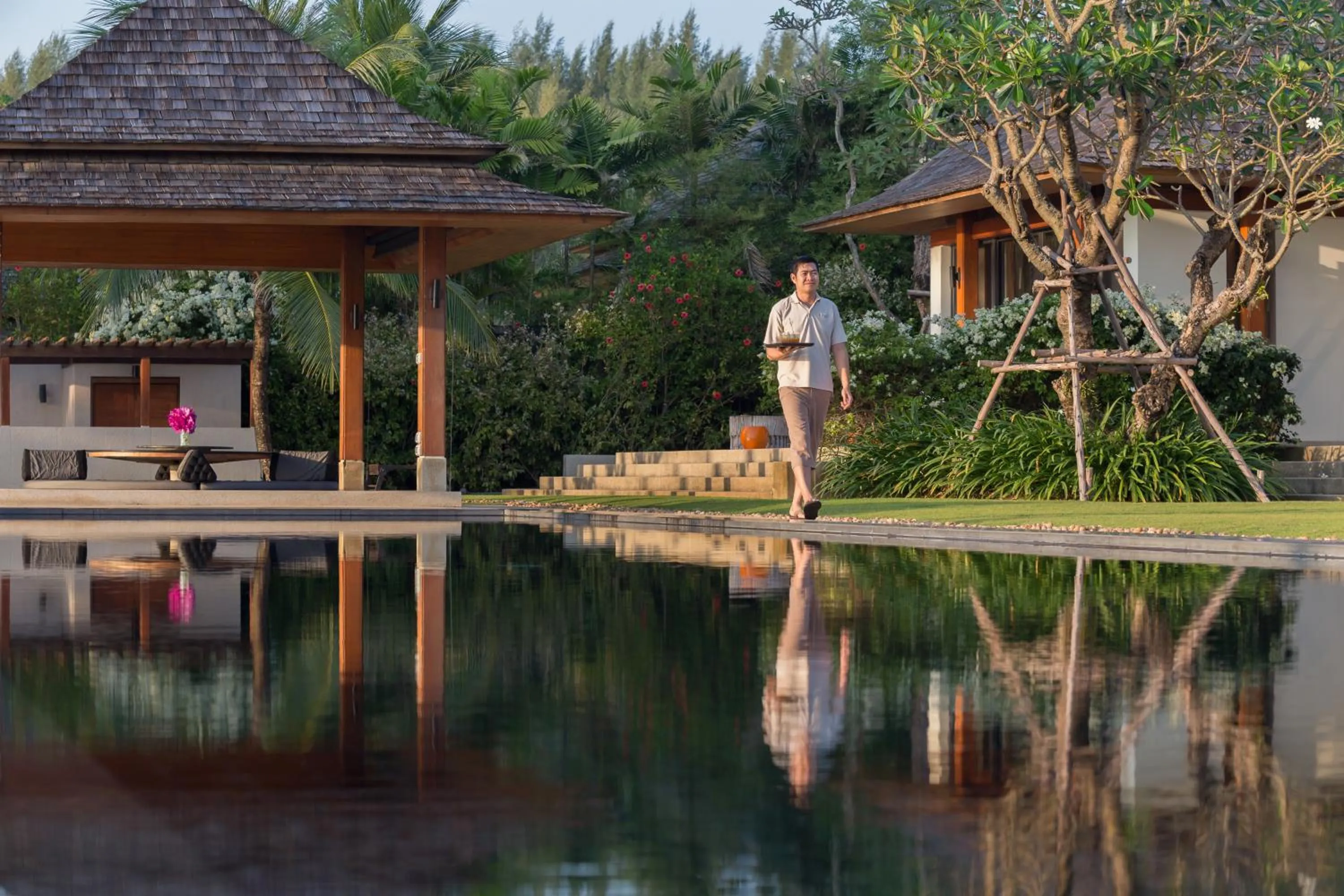 Staff, Swimming Pool in Villa Sundara - SHA Extra Plus