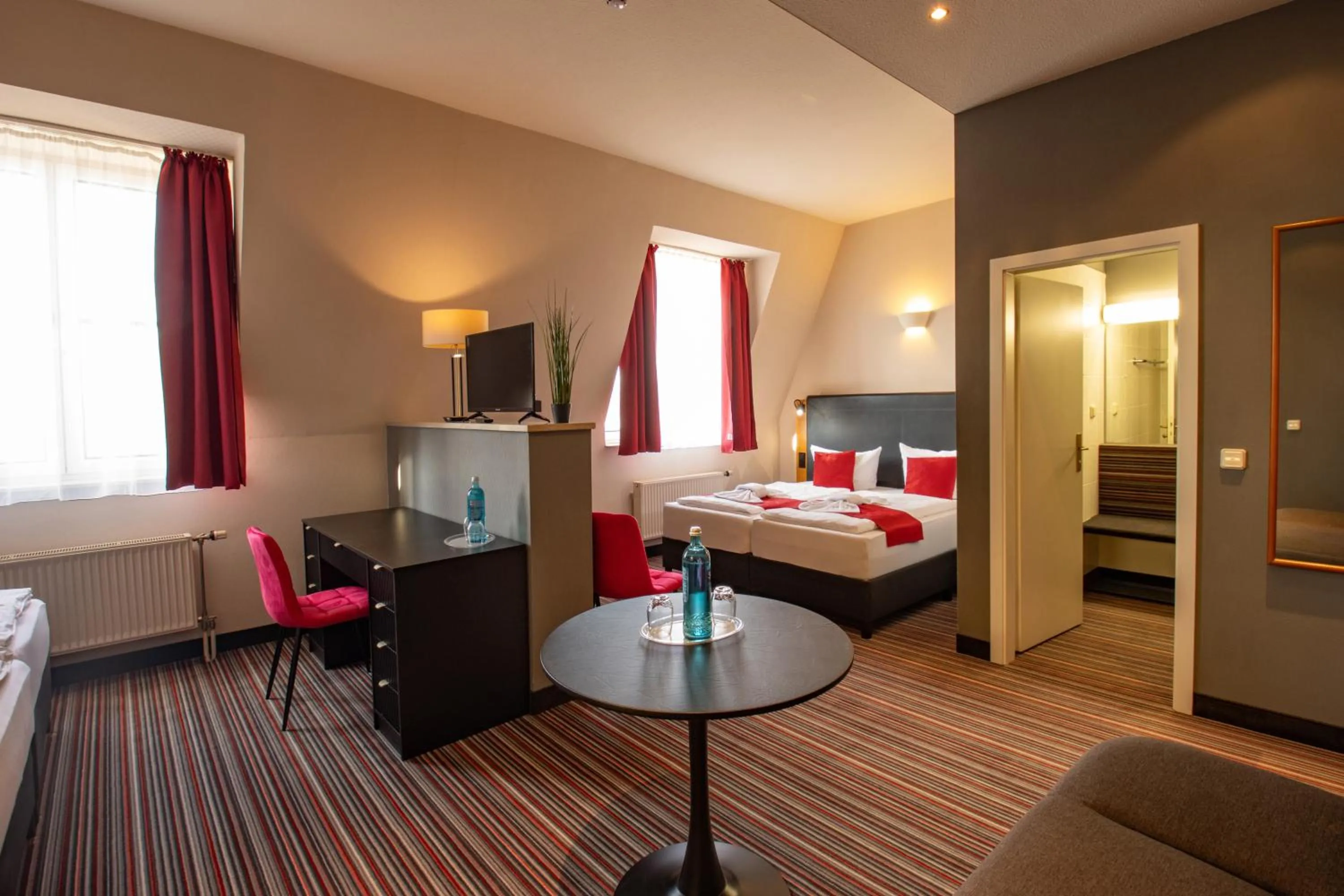 Photo of the whole room, Bed in Seehotel Brandenburg an der Havel