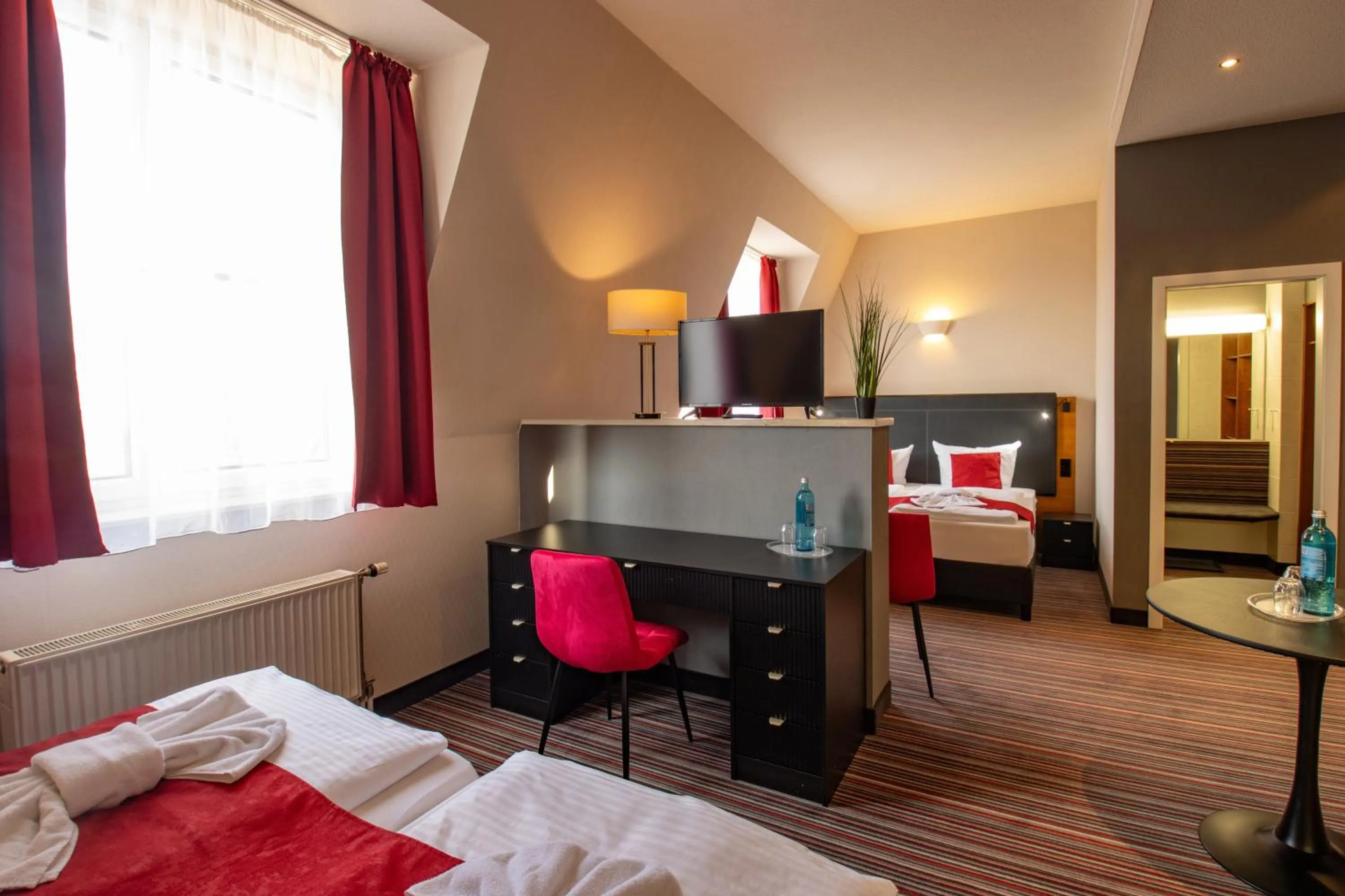 Photo of the whole room, Bed in Seehotel Brandenburg an der Havel