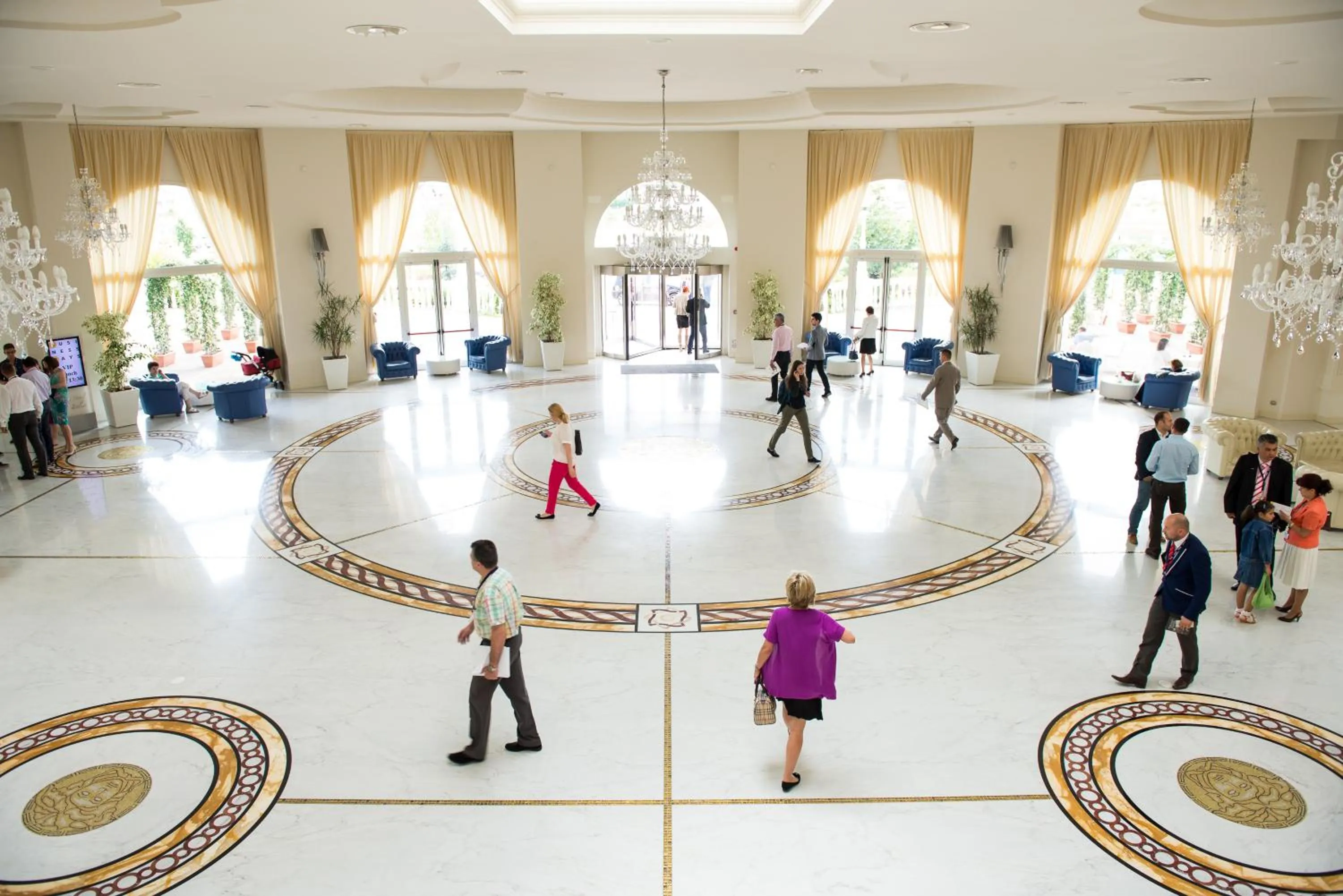 Lobby or reception in Grand Hotel Italia