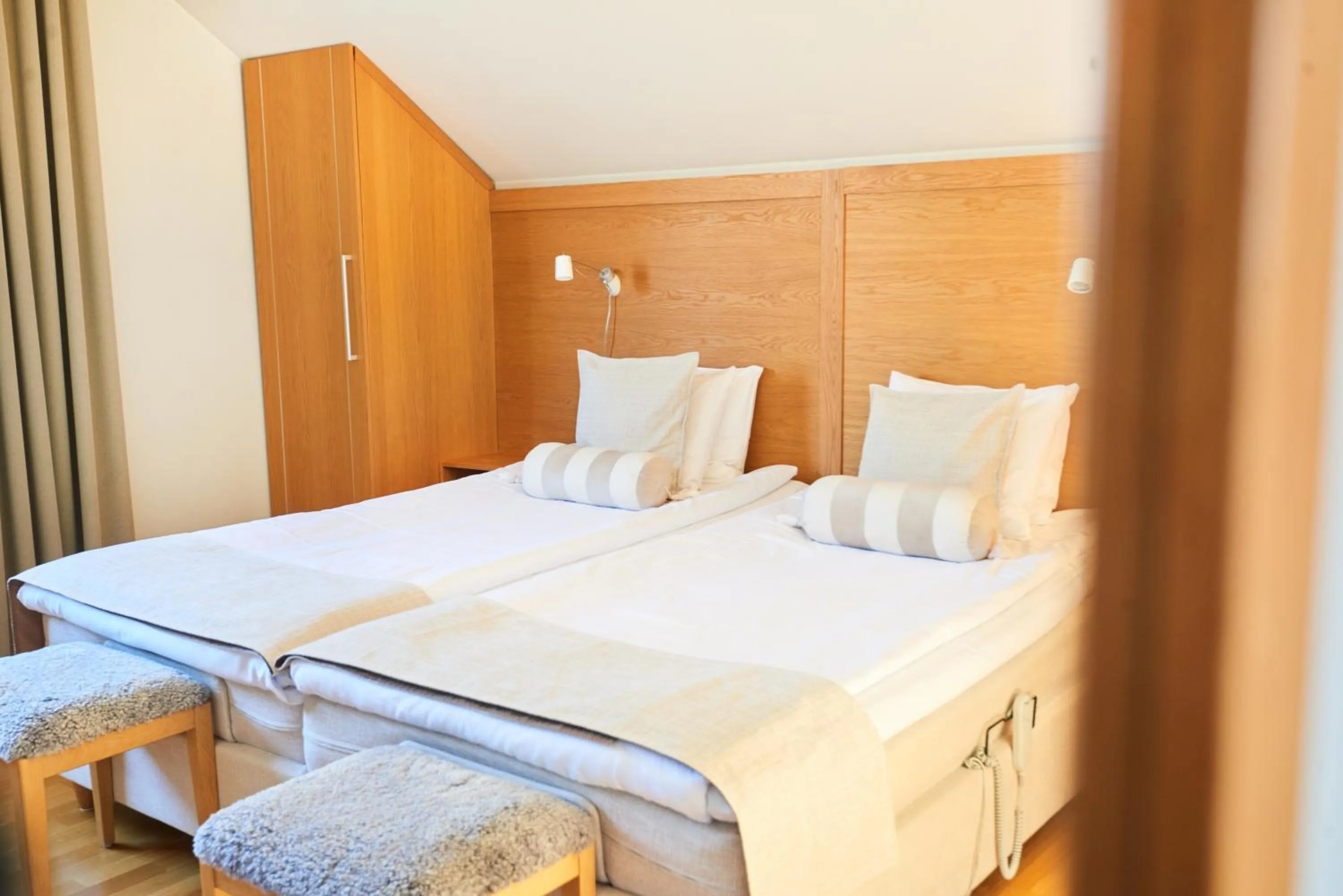 Photo of the whole room, Bed in Hotell Björkhaga