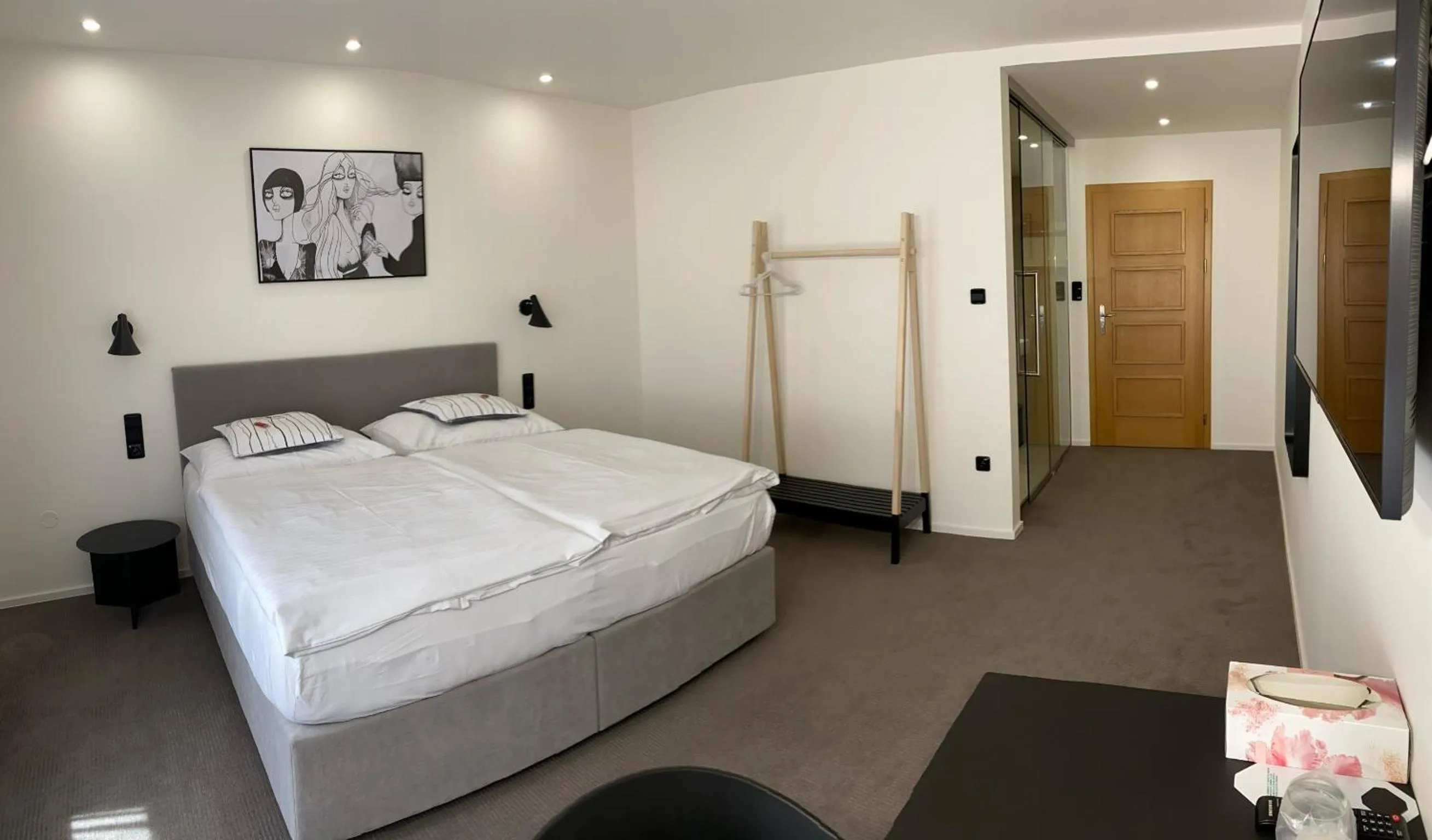 Bed in Rozmaryn Hotel B&B