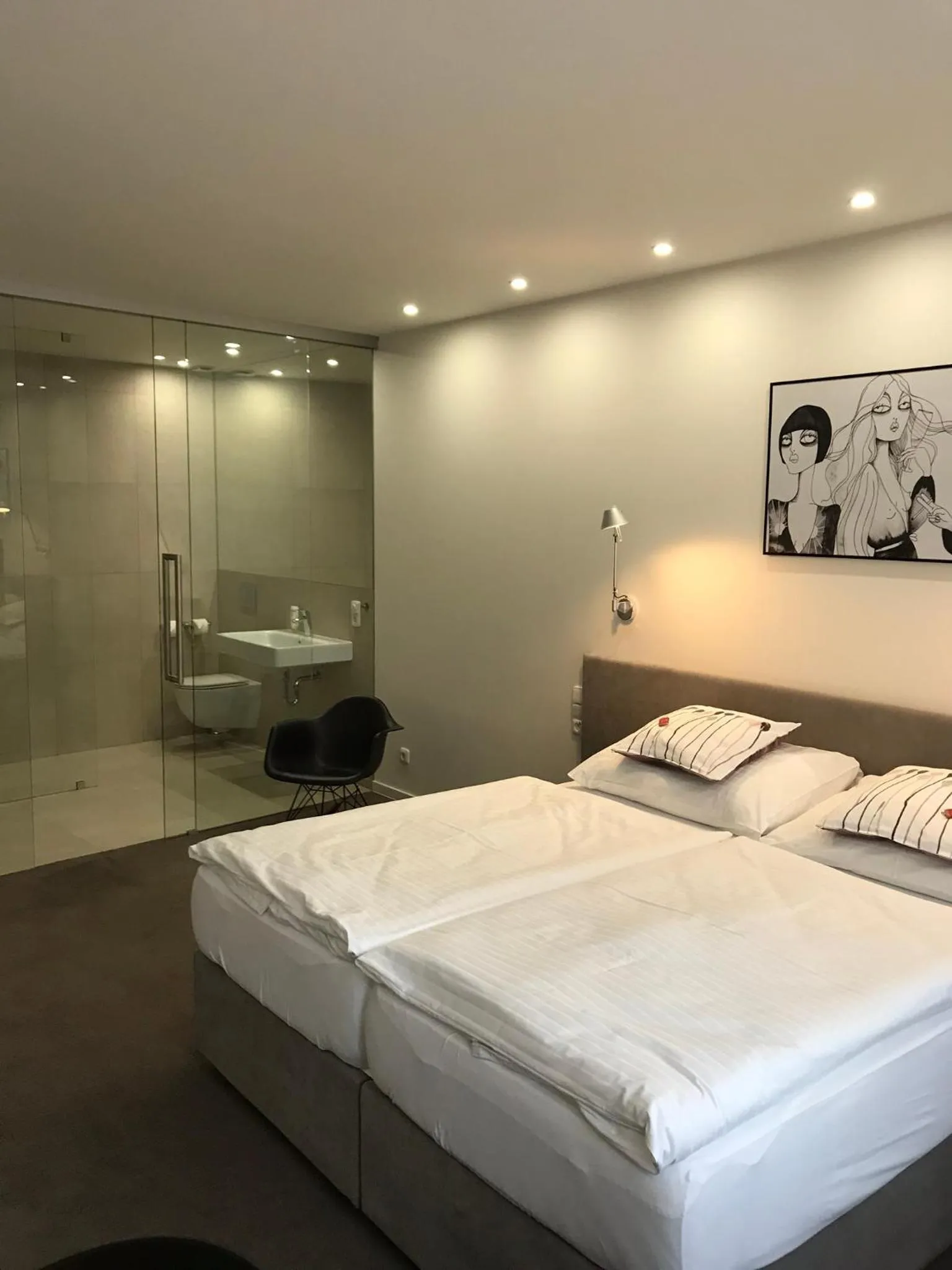 Bed in Rozmaryn Hotel B&B