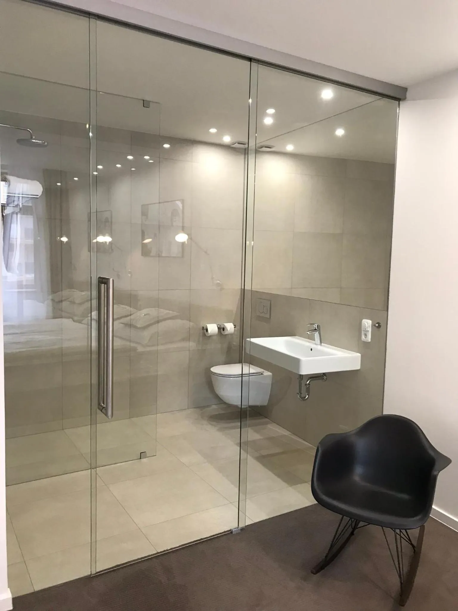 Shower in Rozmaryn Hotel B&B