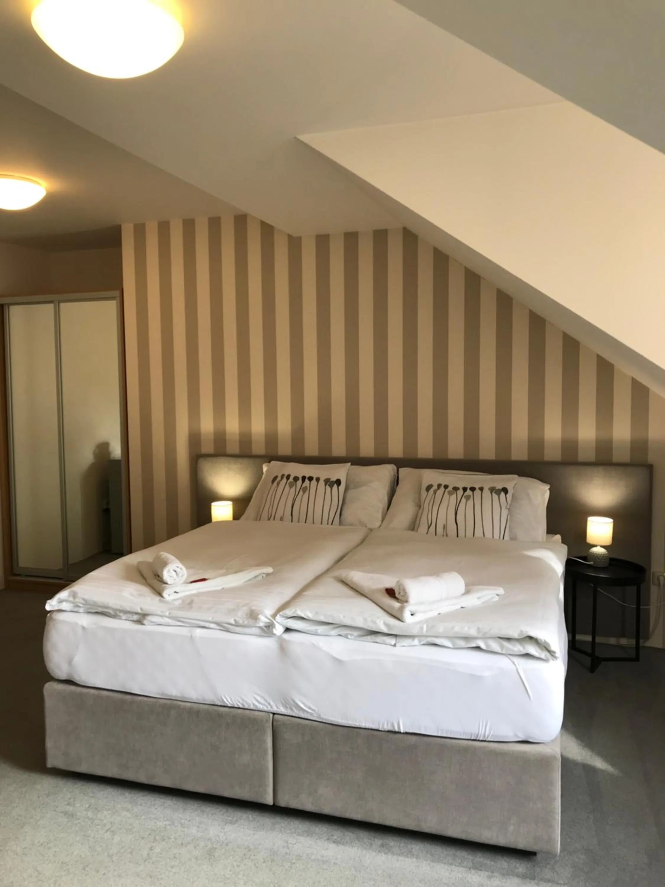 Bed in Rozmaryn Hotel B&B