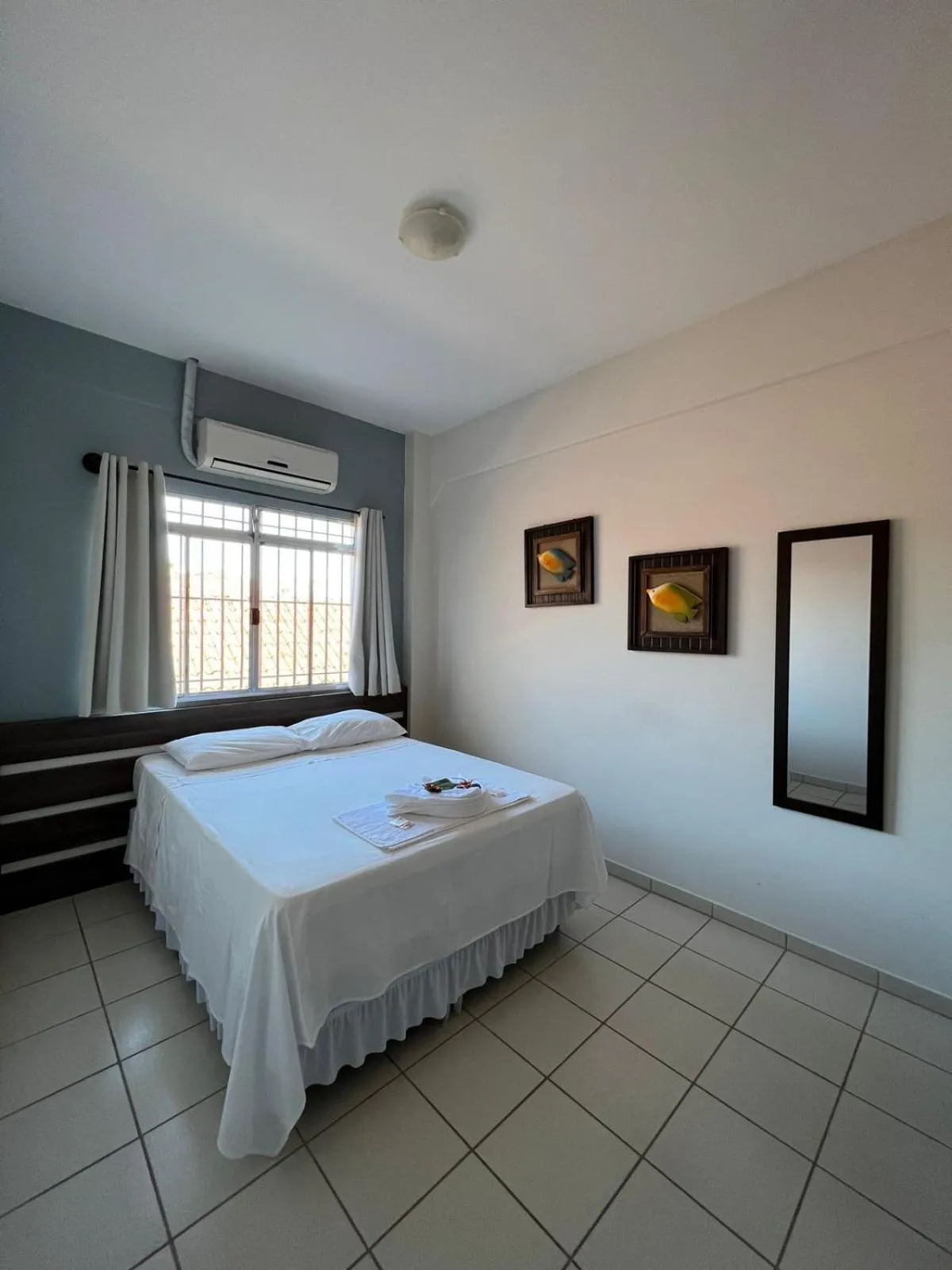 Bed in Hotel Pousada Mar Azul