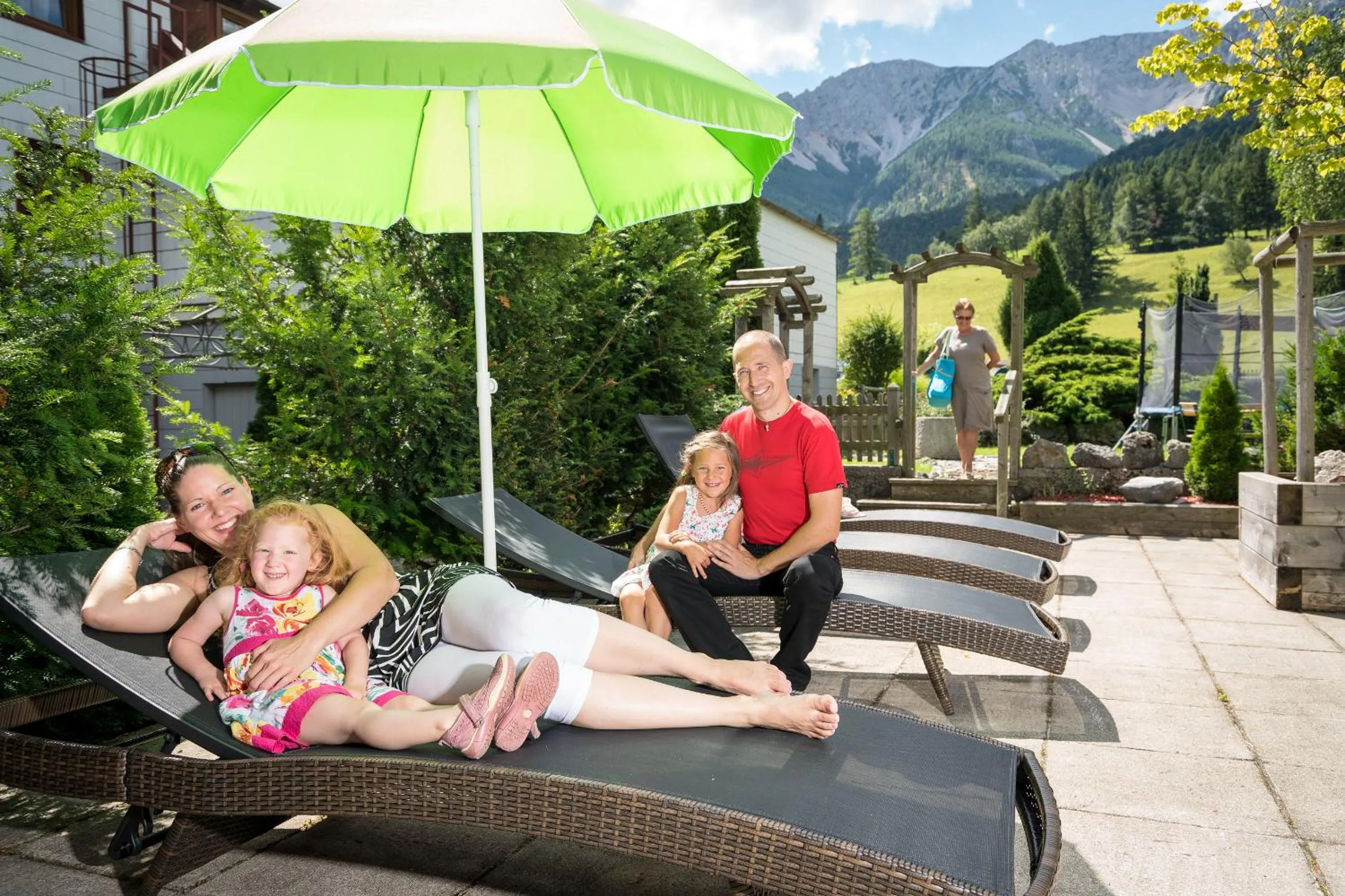 People in Hotel-Restaurant Forellenhof