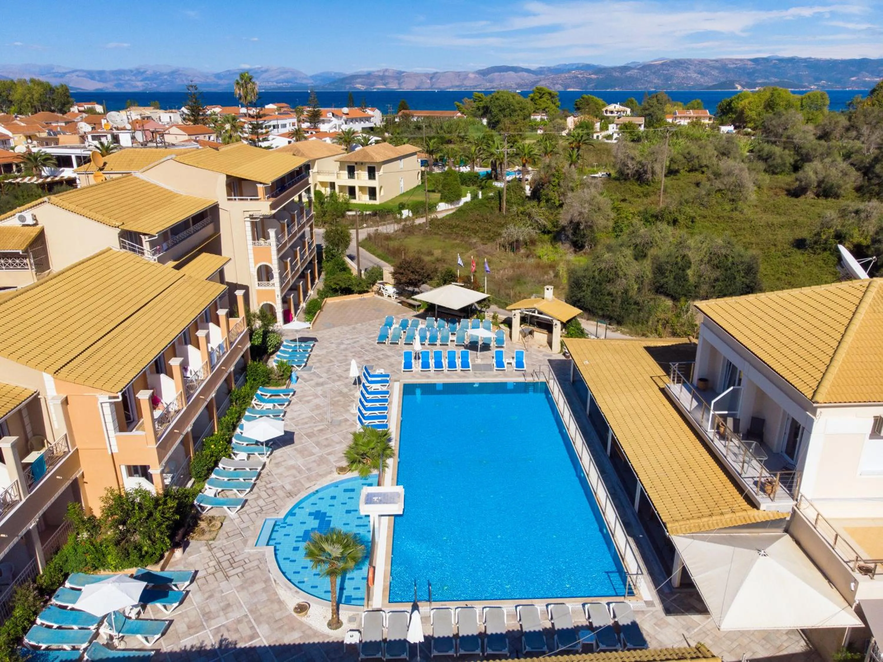 Bird's eye view in Kavos Plaza Hotel