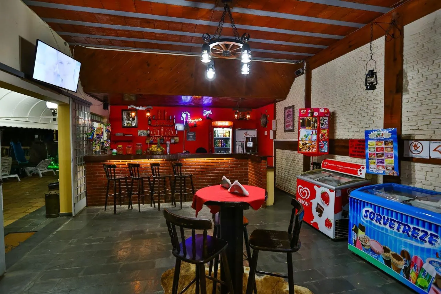 Lounge or bar in Hotel Fazenda Village Montana