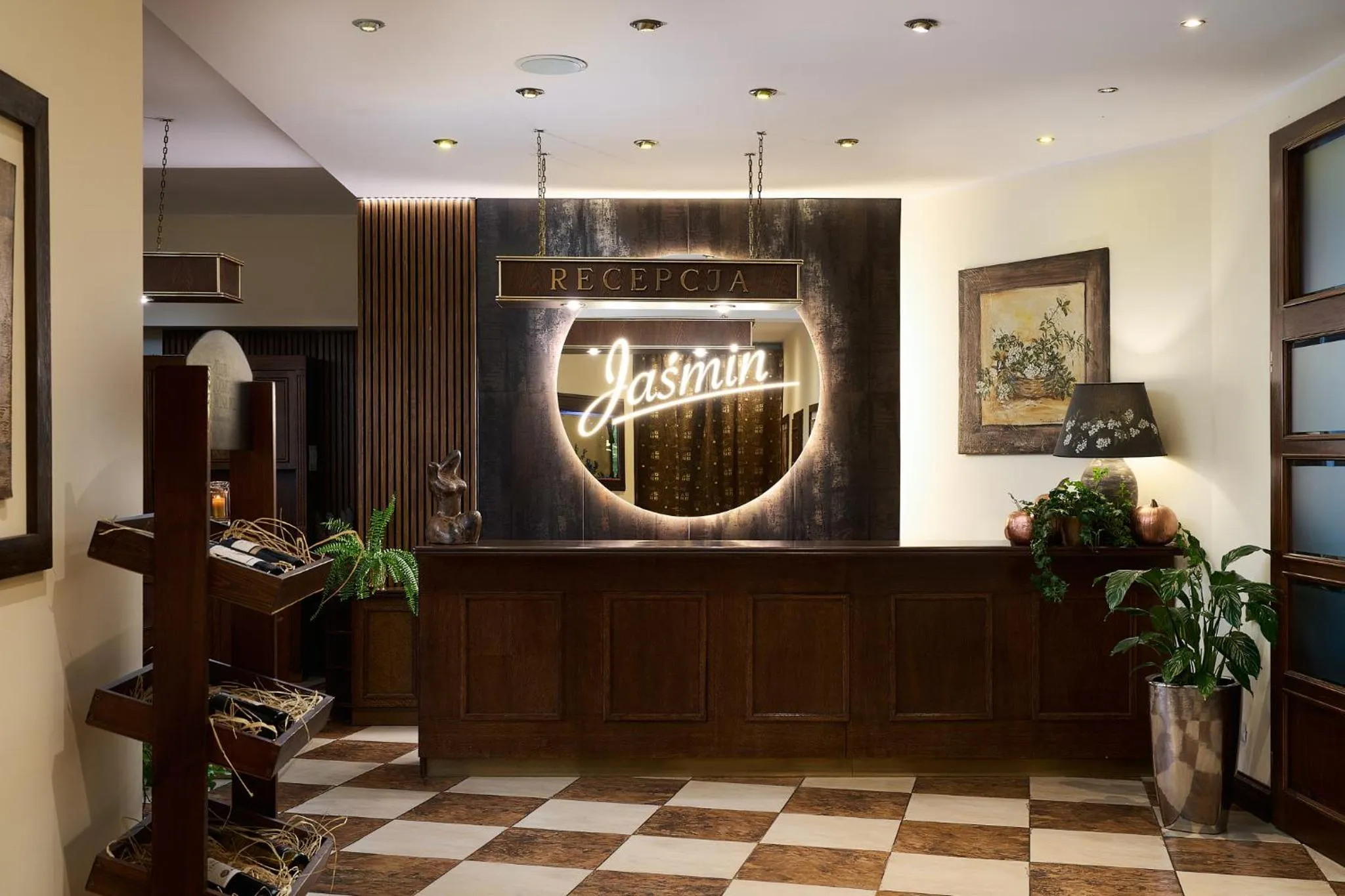 Lobby or reception in Hotel Jaśmin
